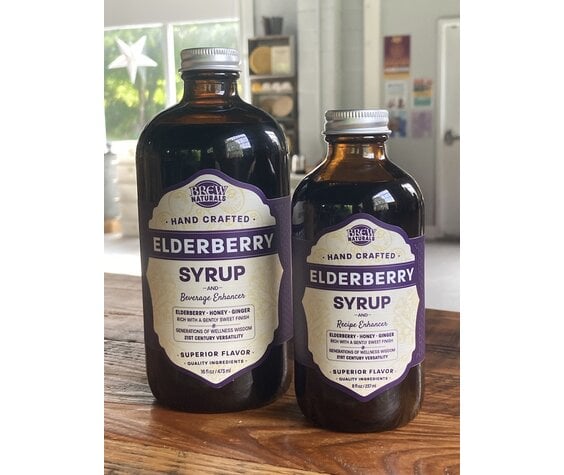 Brew Naturals Brew Naturals Elderberry Syrup, 8 fl oz.