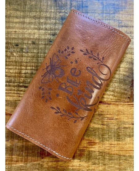 Bee Kind: Leather Women's Wallet