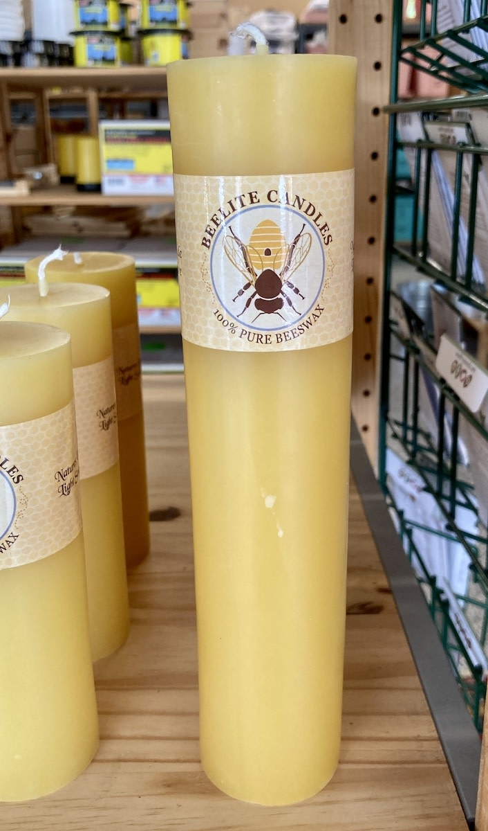 Smooth Pillar Beeswax Candles 2 x 9 - Honey and the Hive