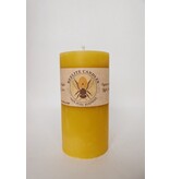 Beelite Beeswax Candle, Smooth Pillar 3" x 6"