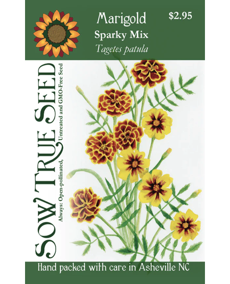 Sow True Seeds, Marigold (Sparky Mix)