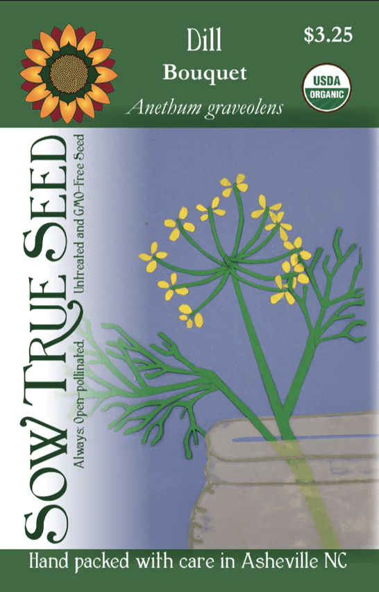 Sow True Seed Sow True Seeds, Dill (Bouquet) - Organic