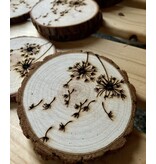 Munsell Made Engraved Coasters: Dandelion