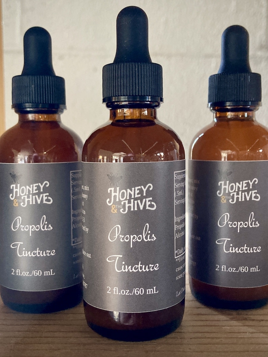 Honey & the Hive Propolis Tincture 2 oz.