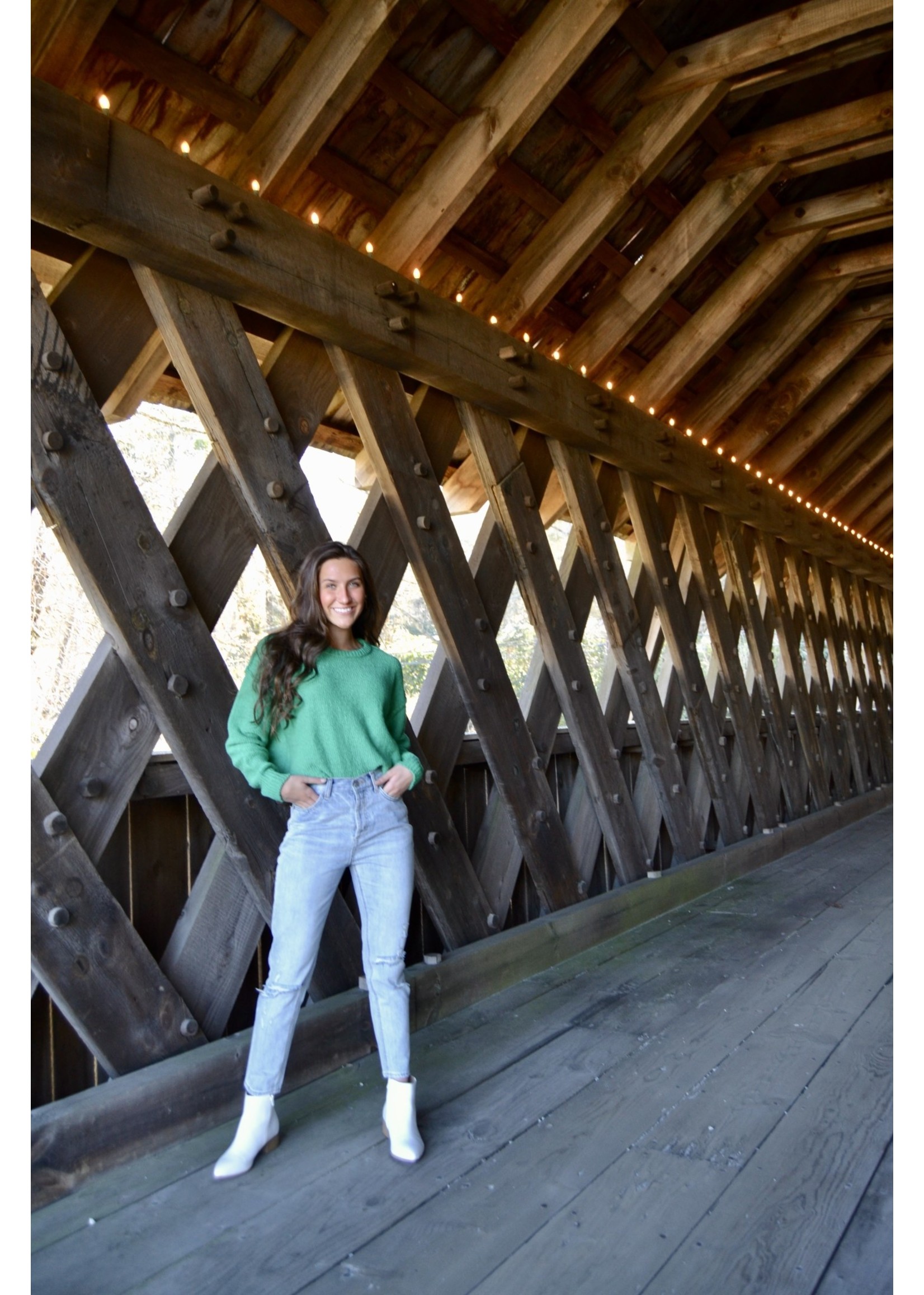 Blank Paige Mom Jeans - The Molly Grace