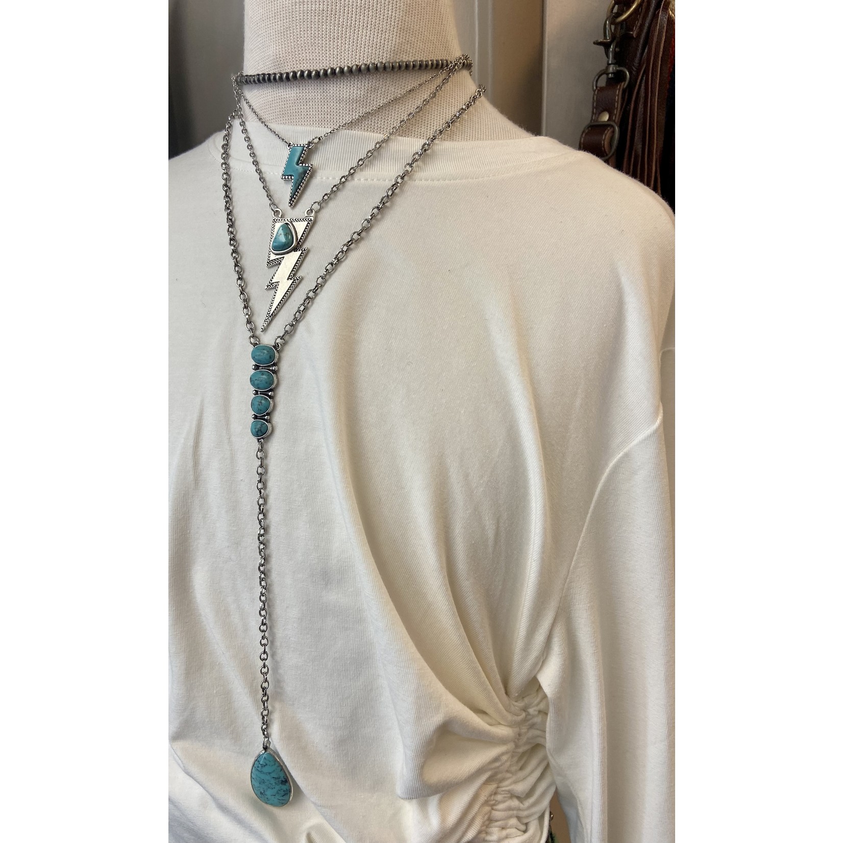 Turquoise BOLT Necklace – B Bar West & Co