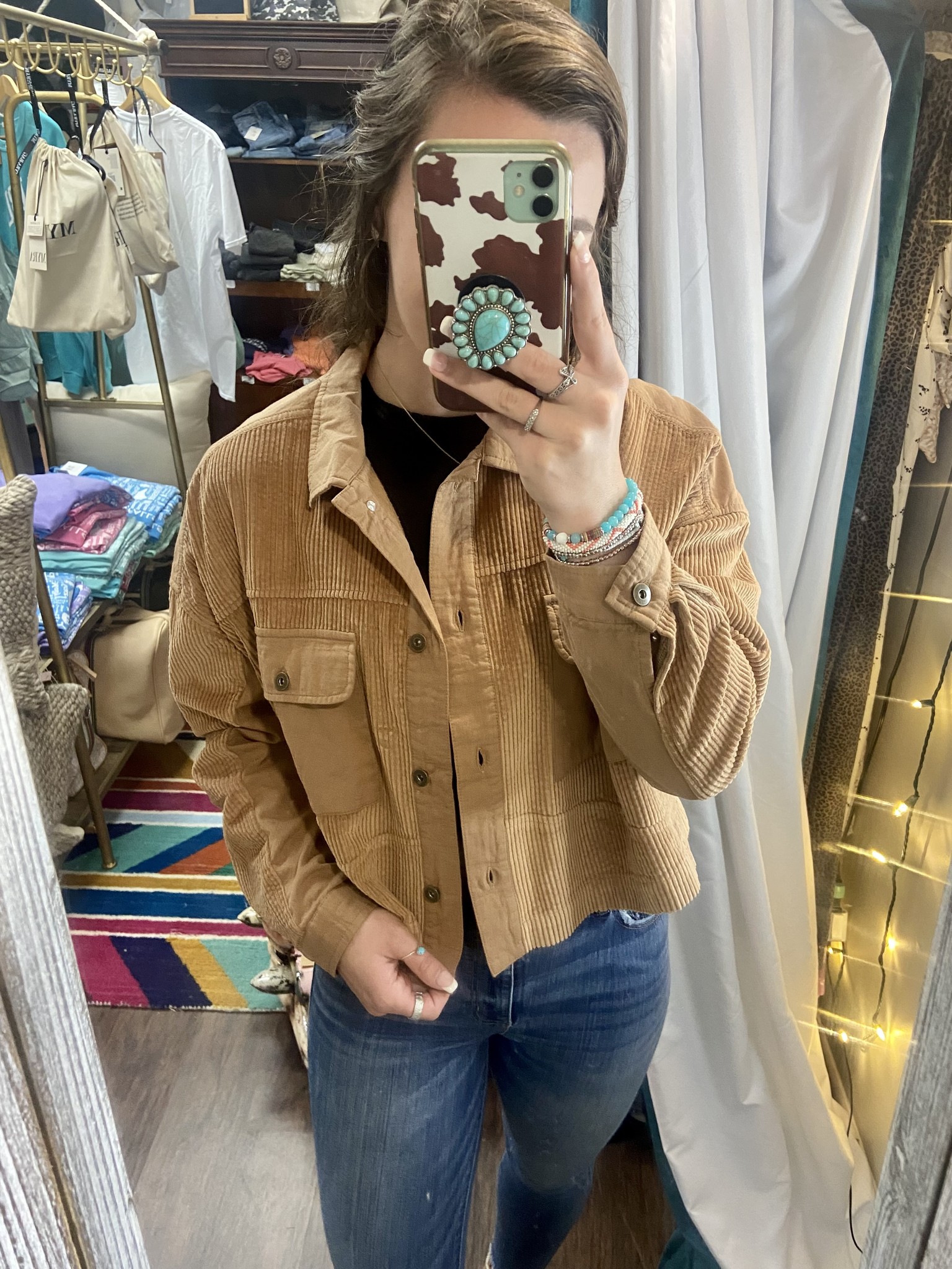 Sand Corduroy Jacket - The Molly Grace