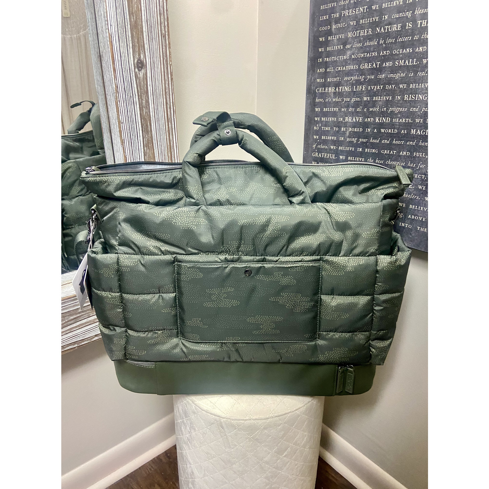 Dream Weekender Cloud Camo Diaper Bag