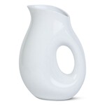 Whiteware Large Oval Pitcher