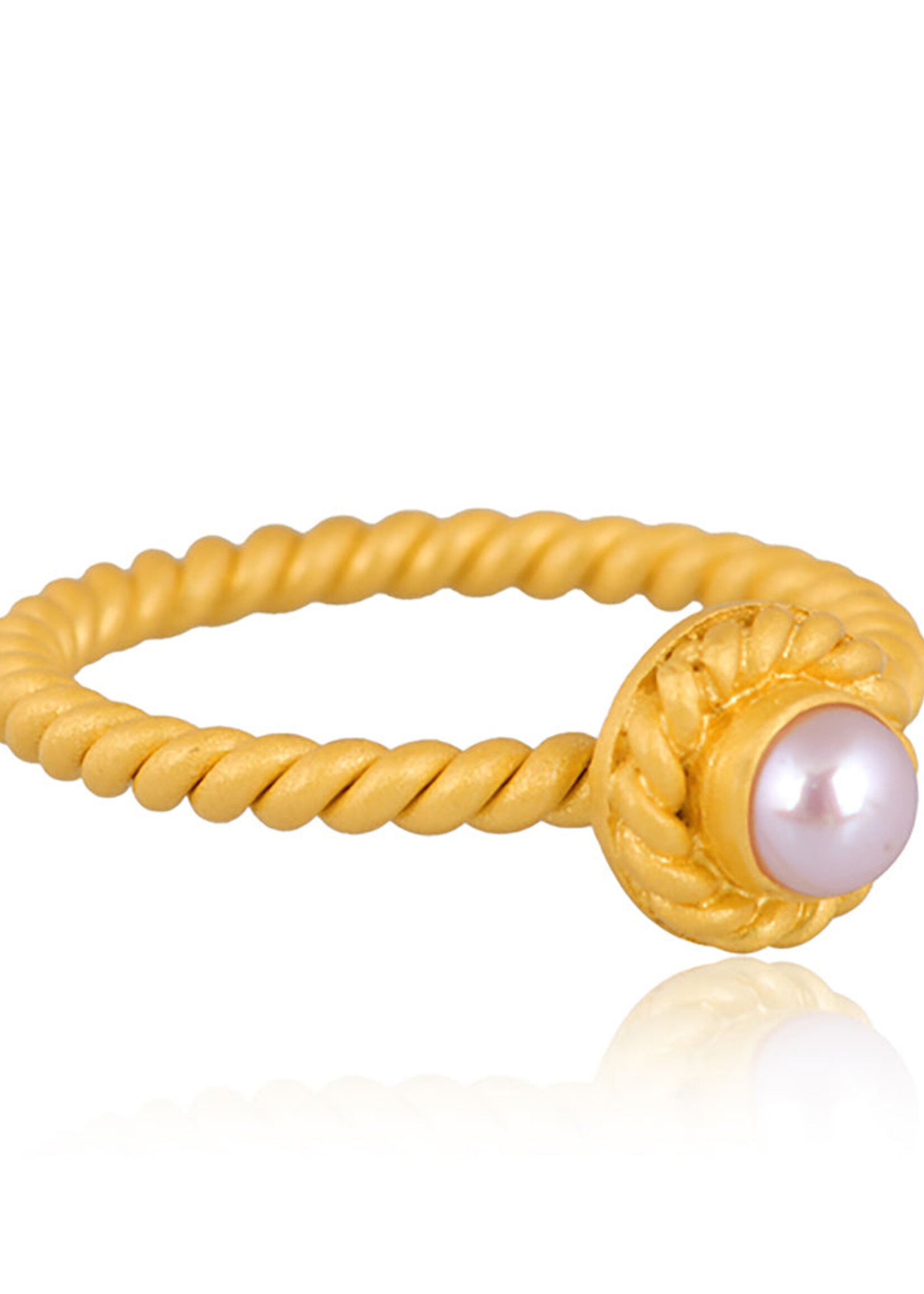Anchors Away Ring - Pearl
