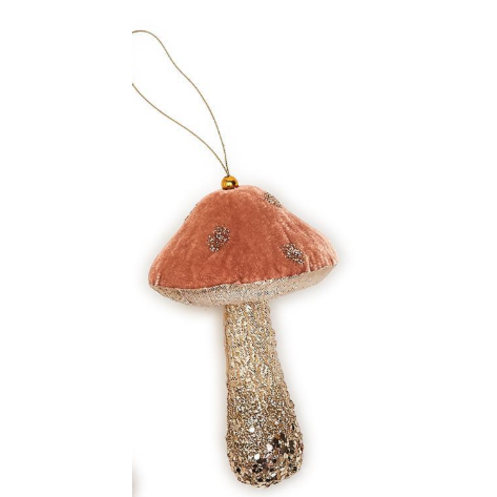 Glitter Mushroom Ornament