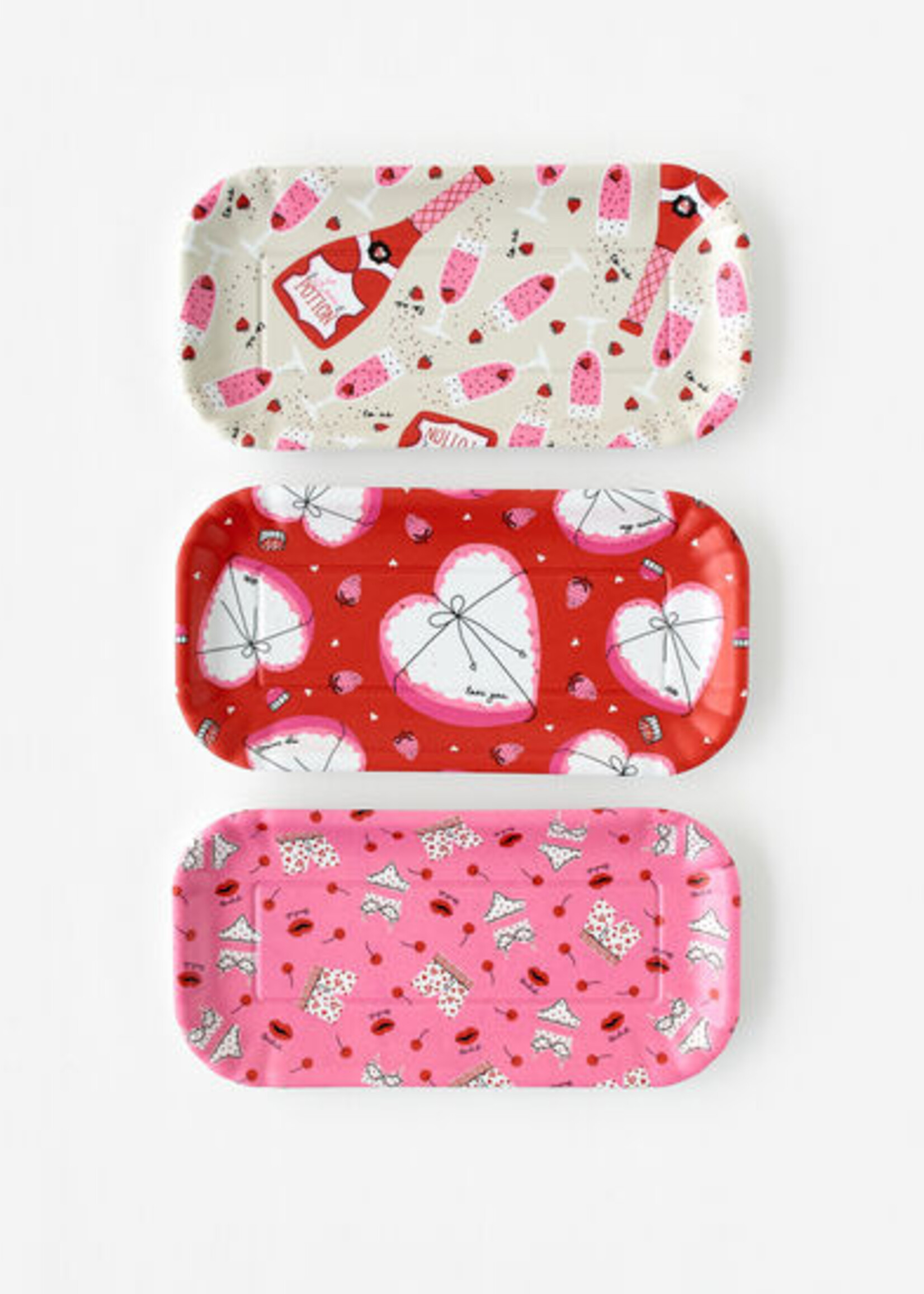Melamine Valentine "Paper" Tray (4" x 8")