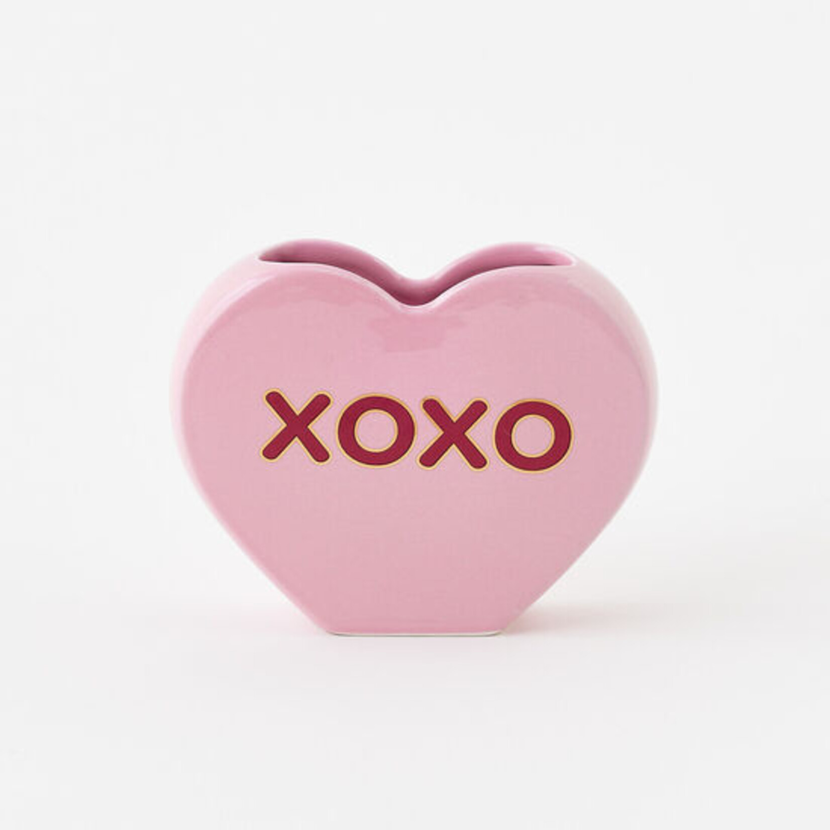 Ceramic XOXO Heart Vase