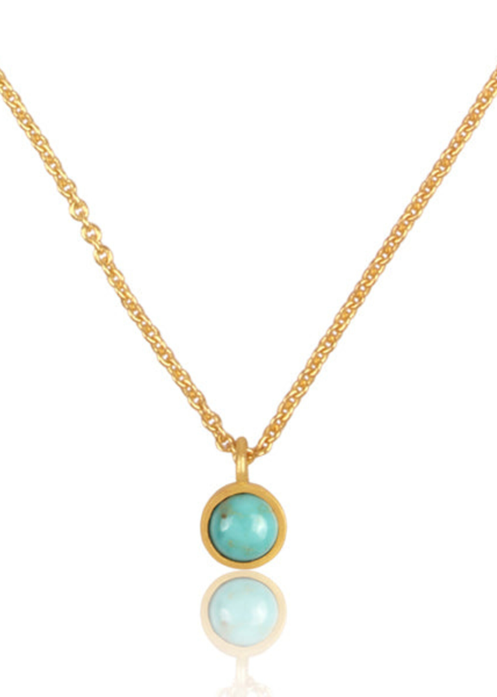Turquoise Dainty Pendant Necklace
