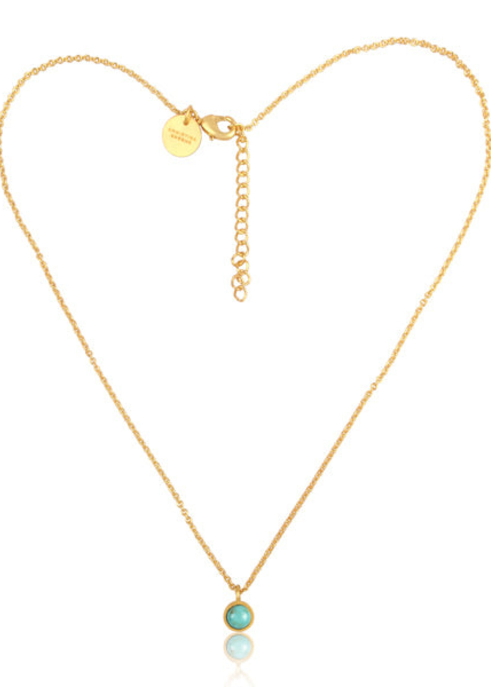 Turquoise Dainty Pendant Necklace