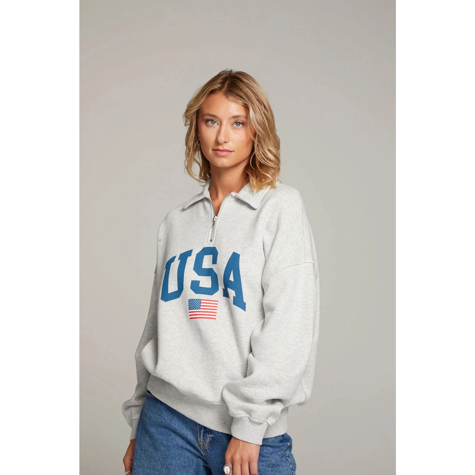 USA Quarter Zip Pullover