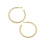 Ivy Gold Satin Hoops