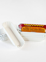 Melamine Washable "Paper" Hot Dog Trays