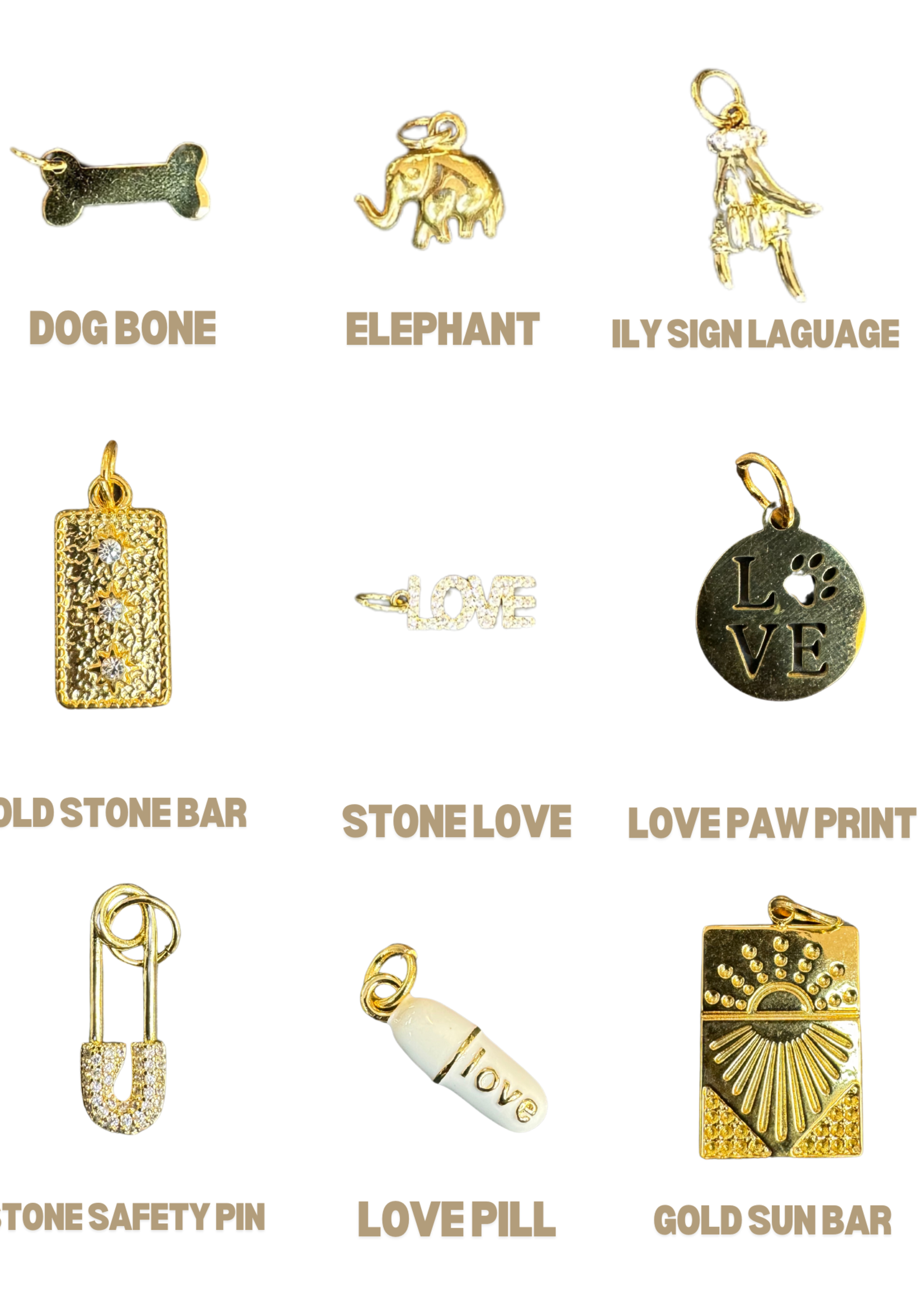 Charm Bar Charms