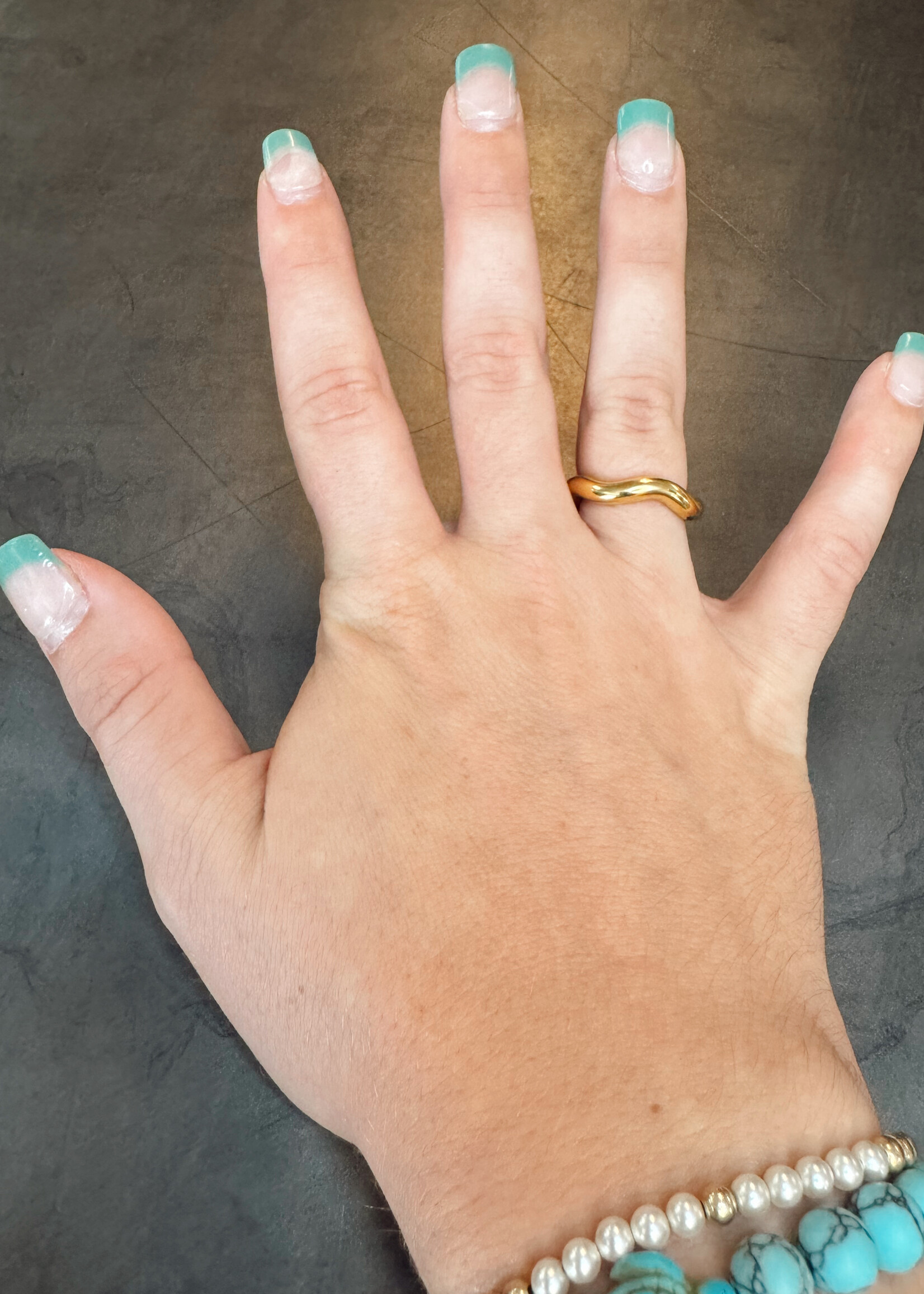 Gold Waterproof Ring