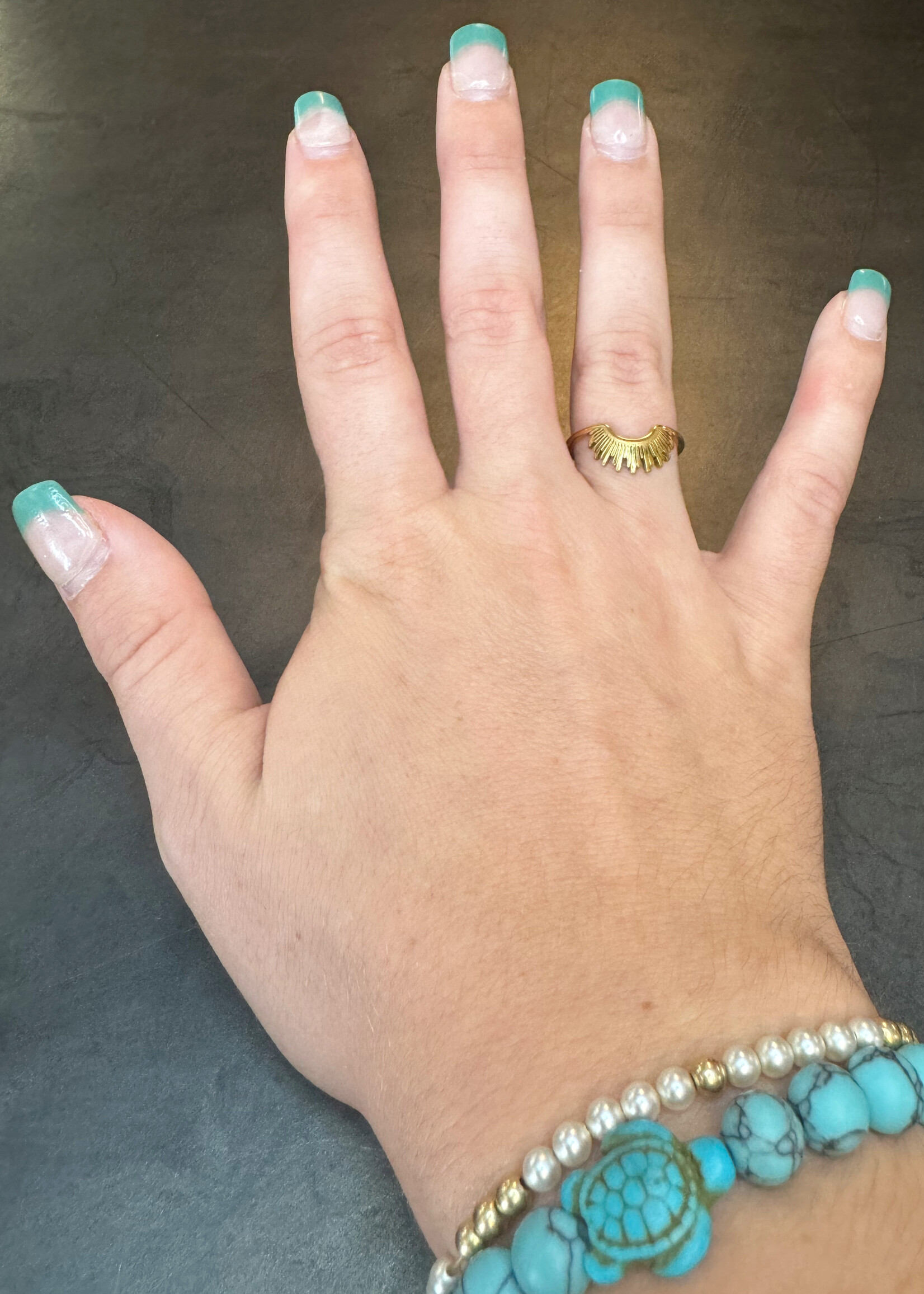 Gold Waterproof Ring