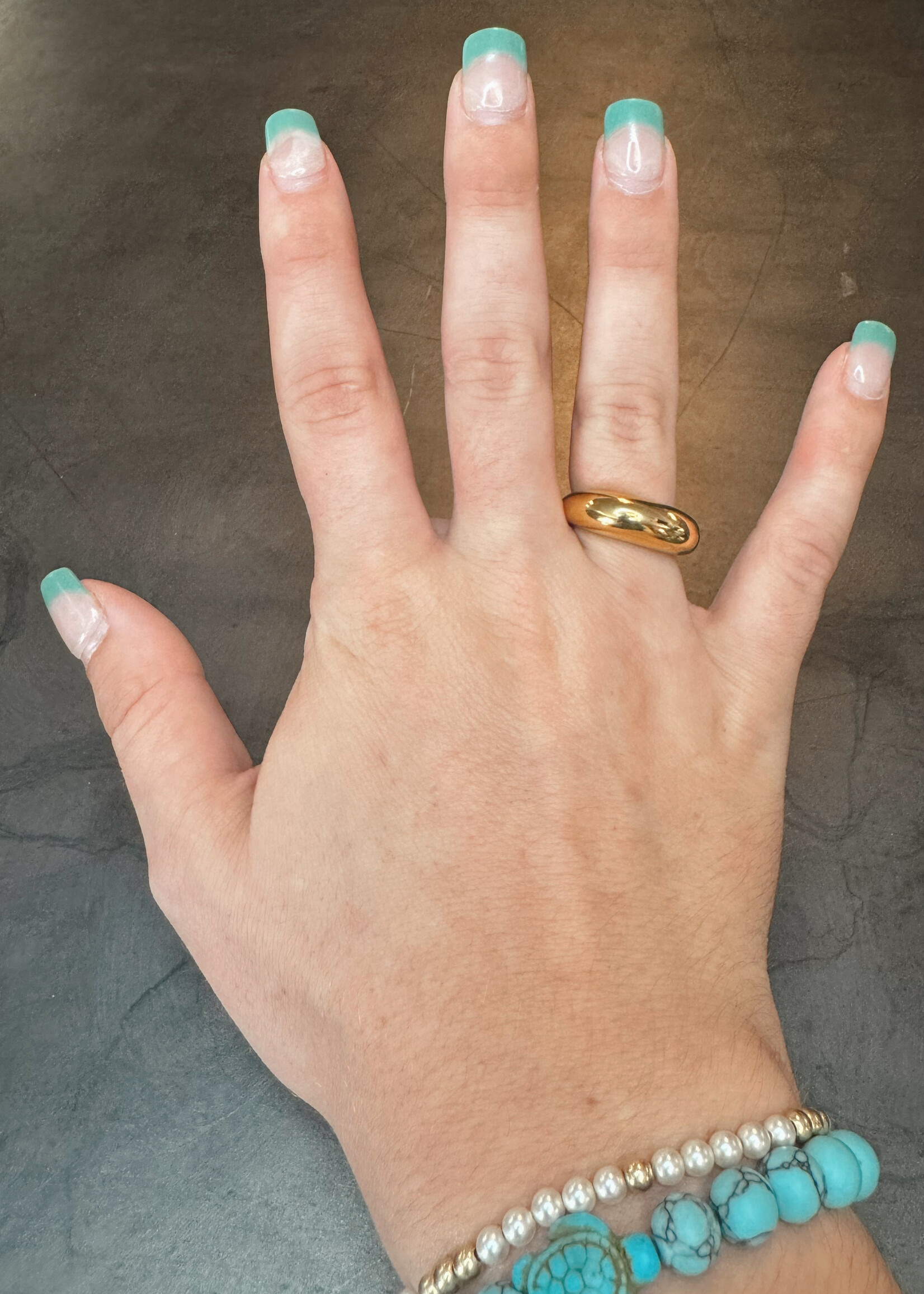 Gold Waterproof Ring