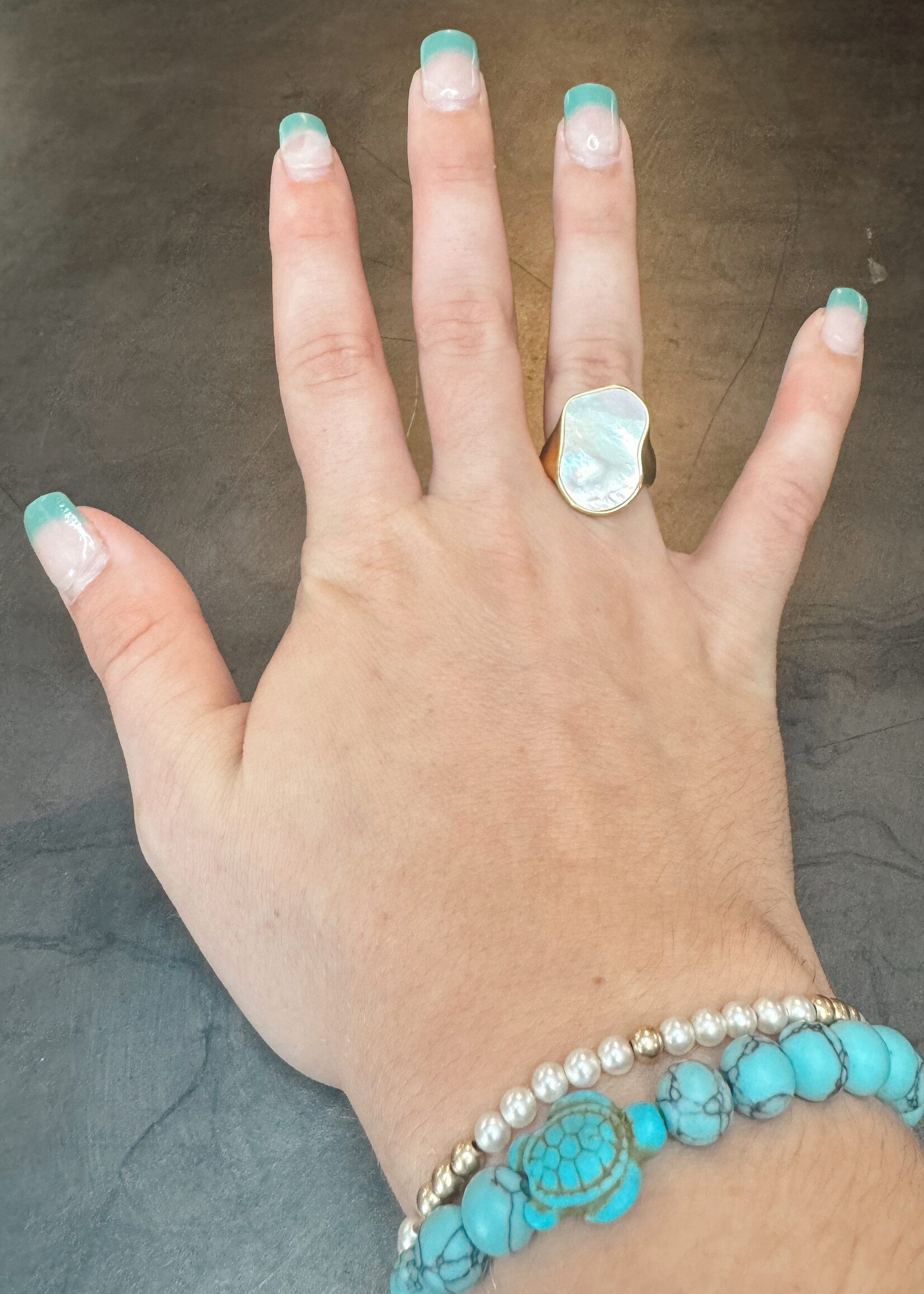 Gold Waterproof Ring