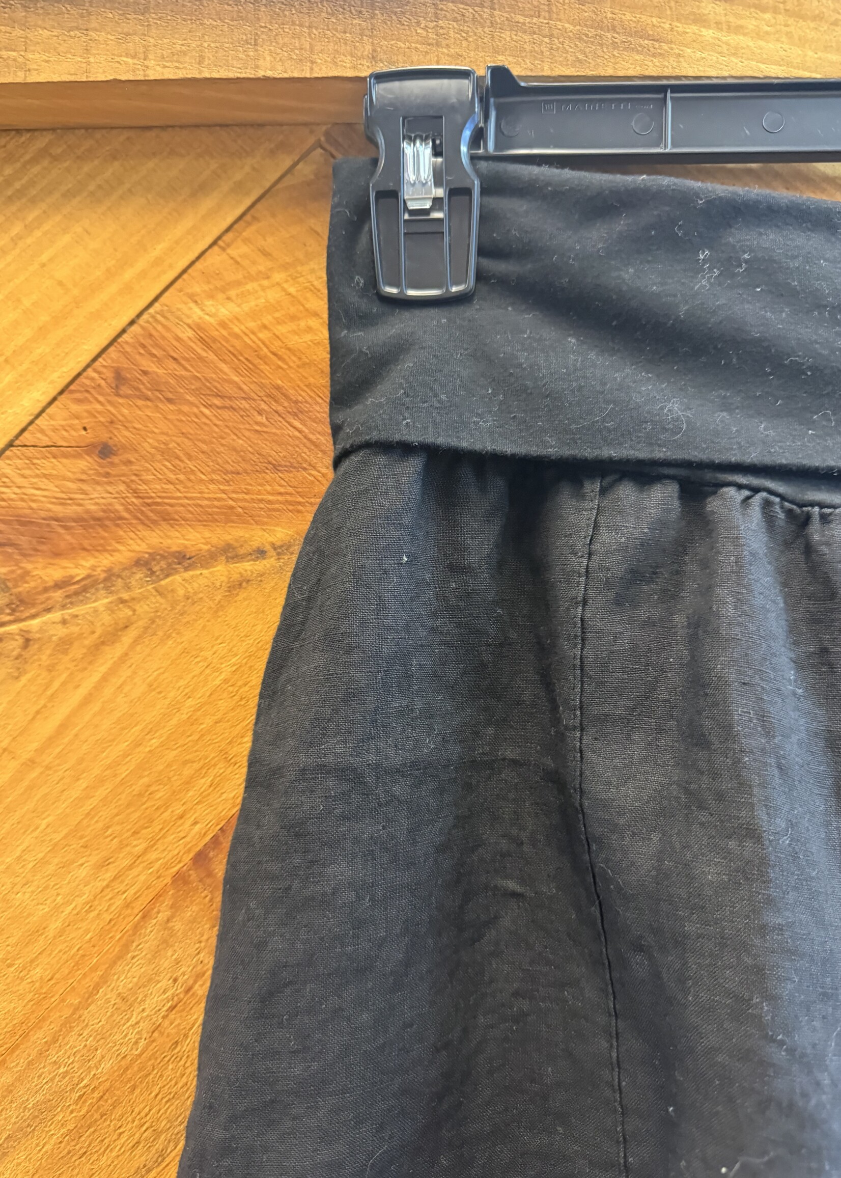 Linen Fold Over Shorts