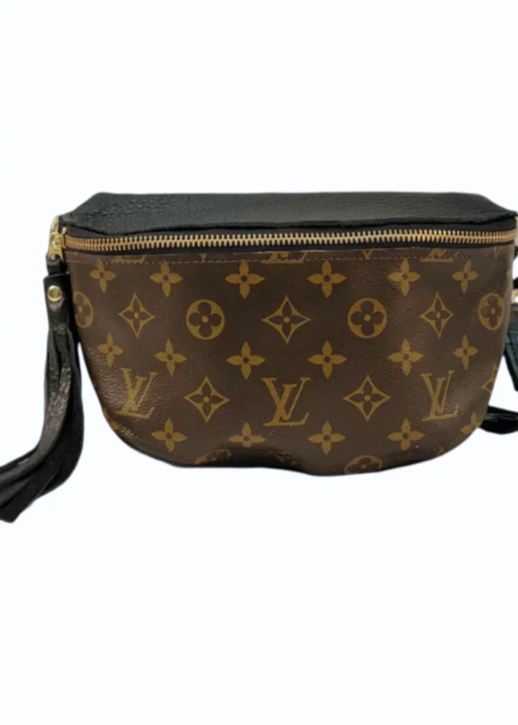 Full Black LV Front Britt Belt Bag