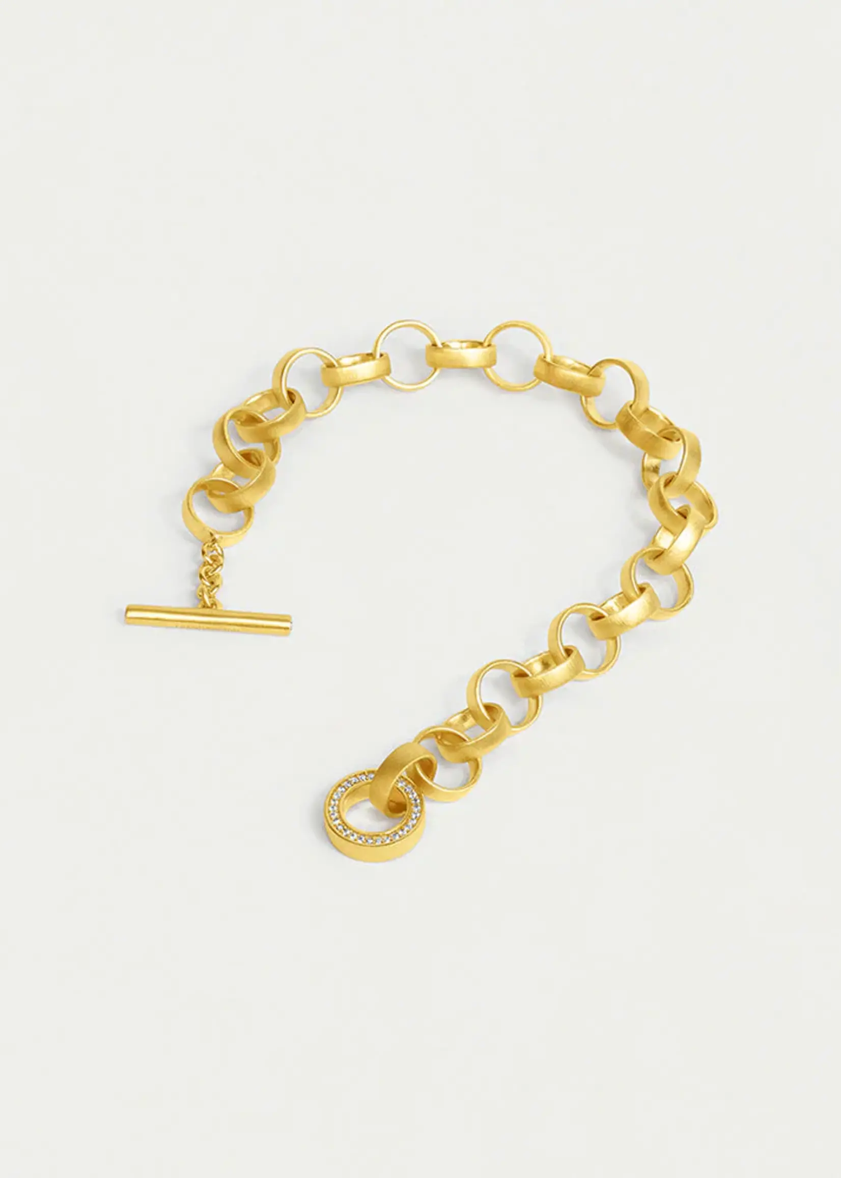 Petit Pave Statement Chain Bracelet