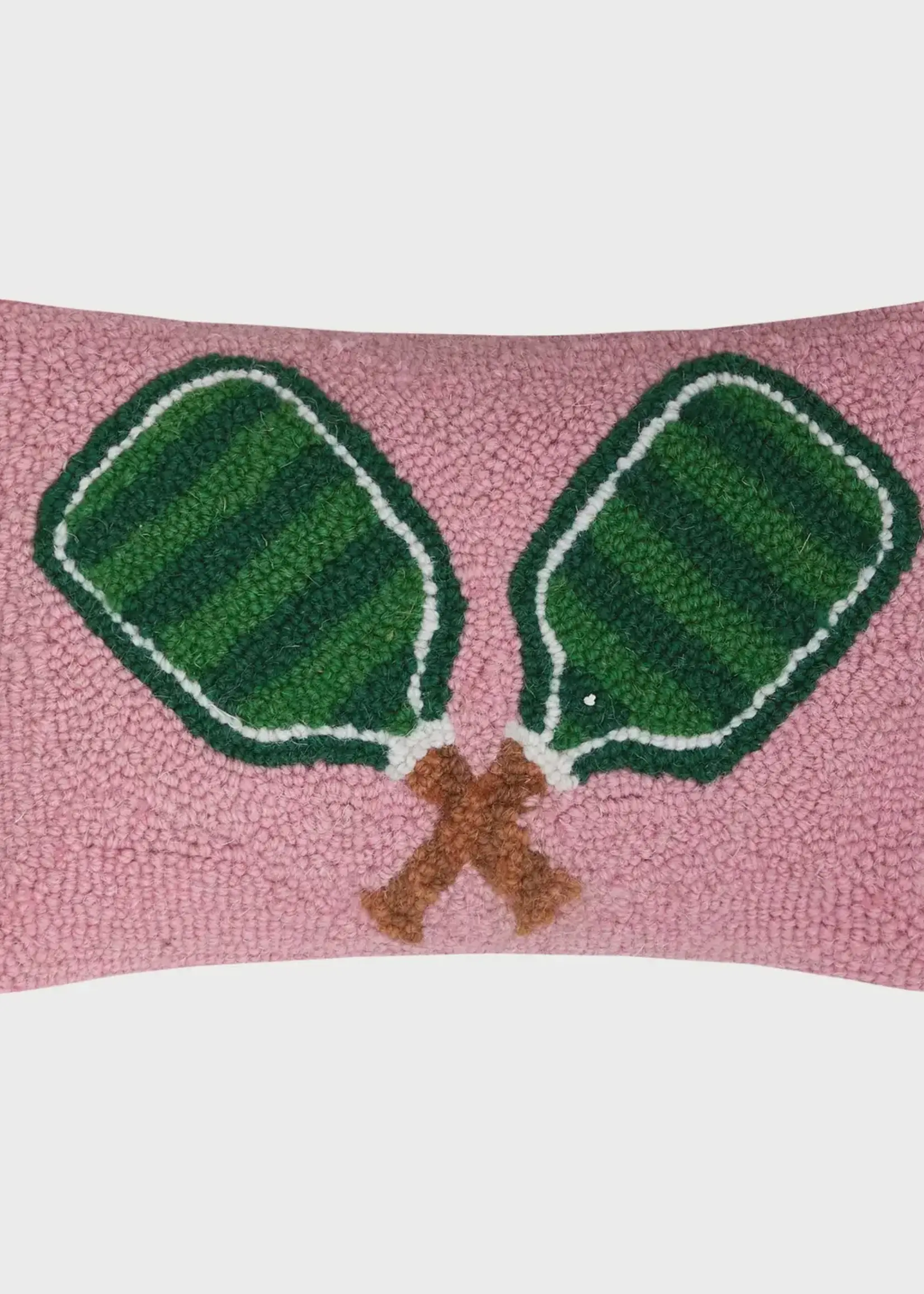Green Pickleball Hook Pillow