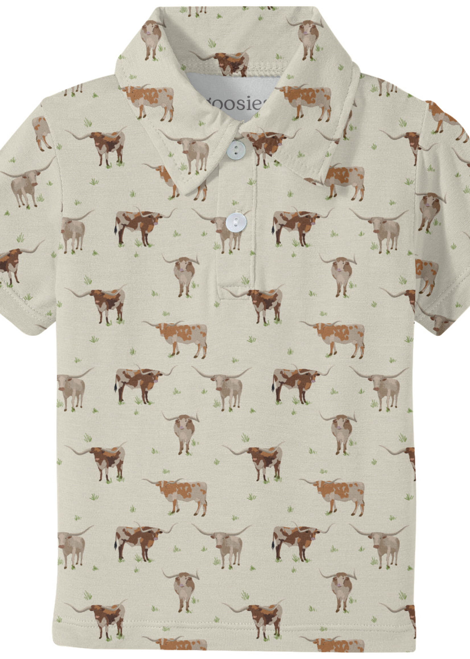 Short Sleeve Polo Shirt - Longhorns