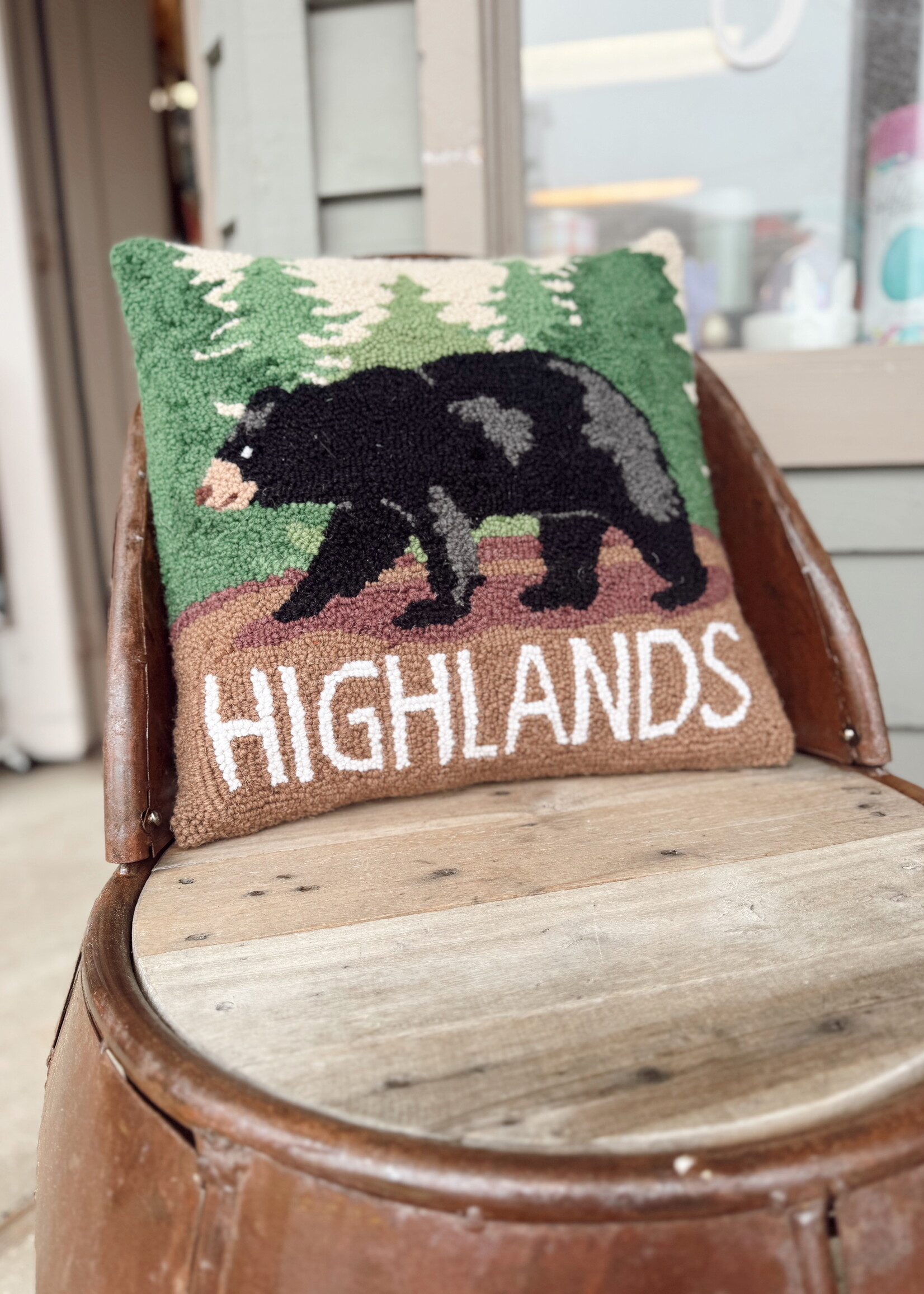 Highlands Bear Pillow