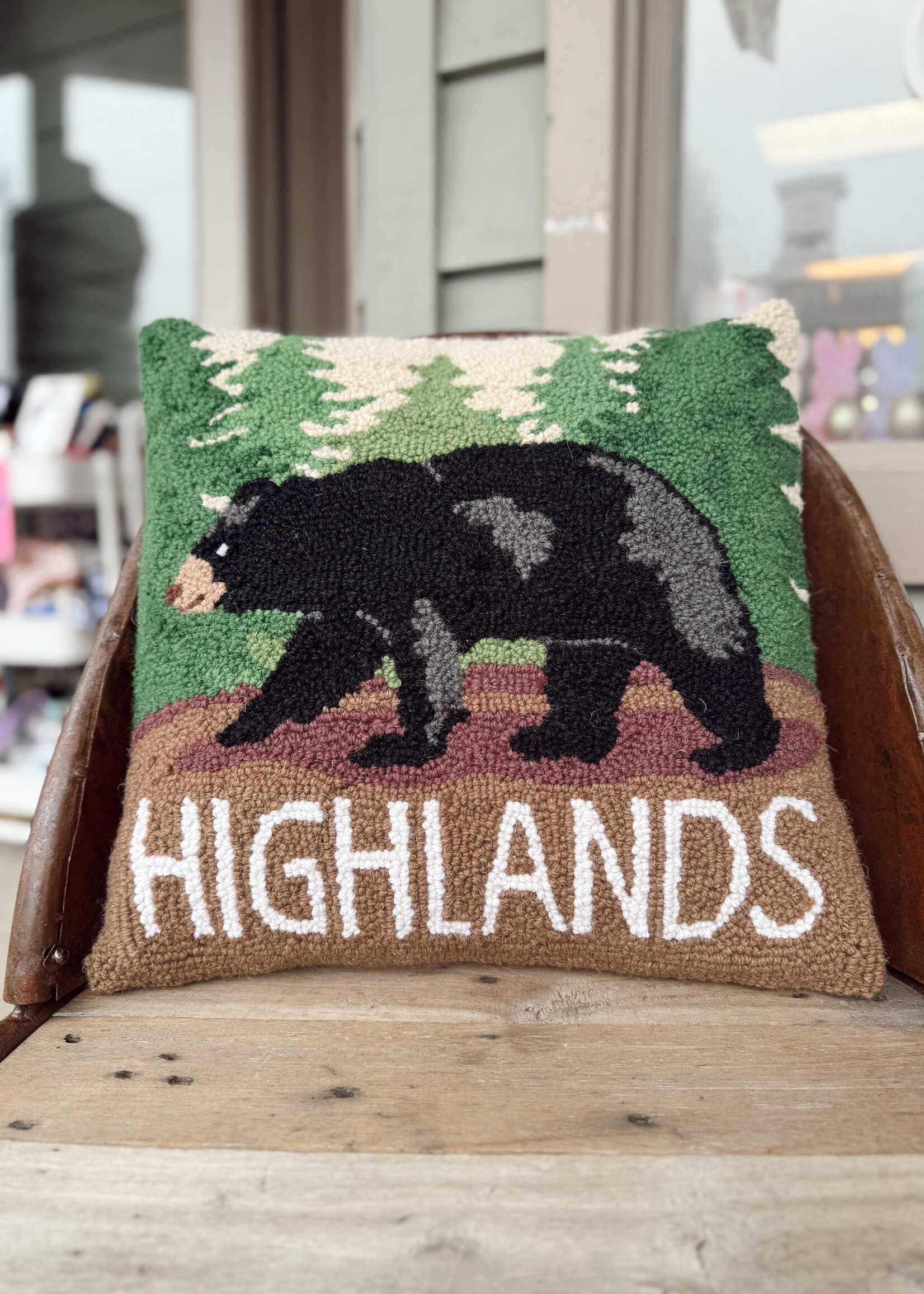 Highlands Bear Pillow