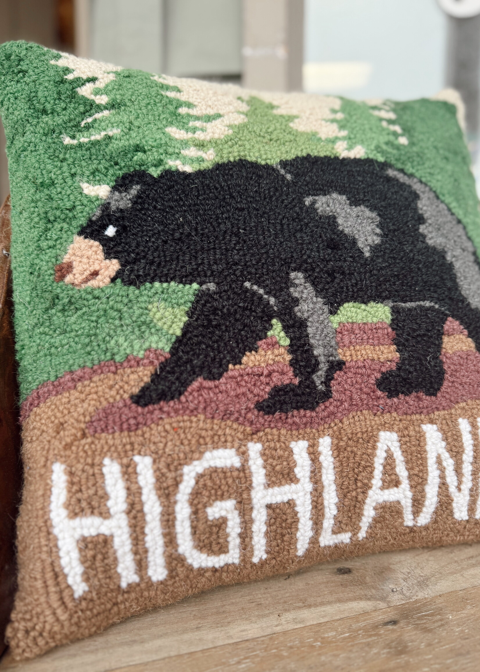 Highlands Bear Pillow