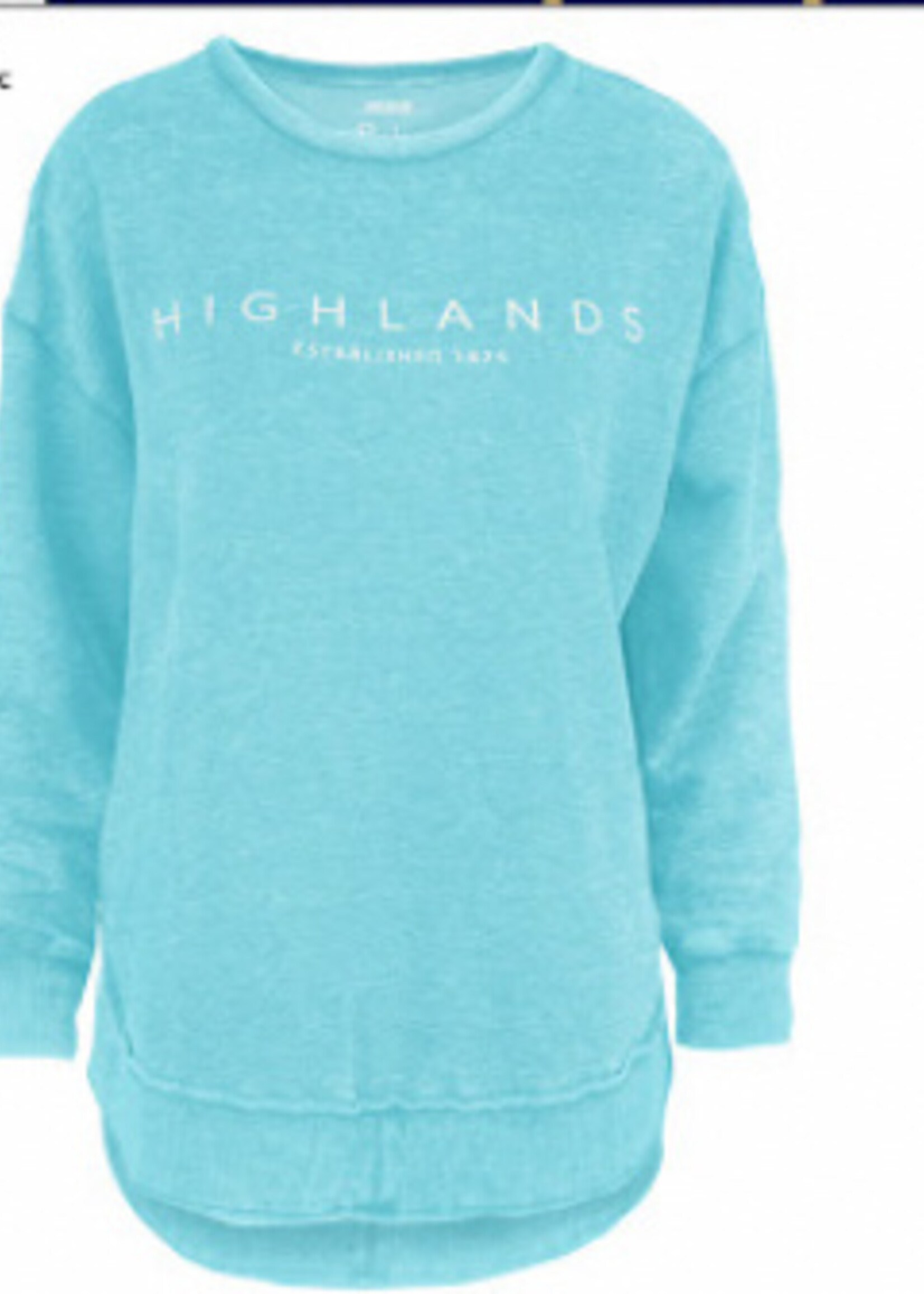 Highlands Est. Melange Poncho Vintage Fleece Crew