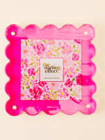 Square Scalloped Acrylic Frame -