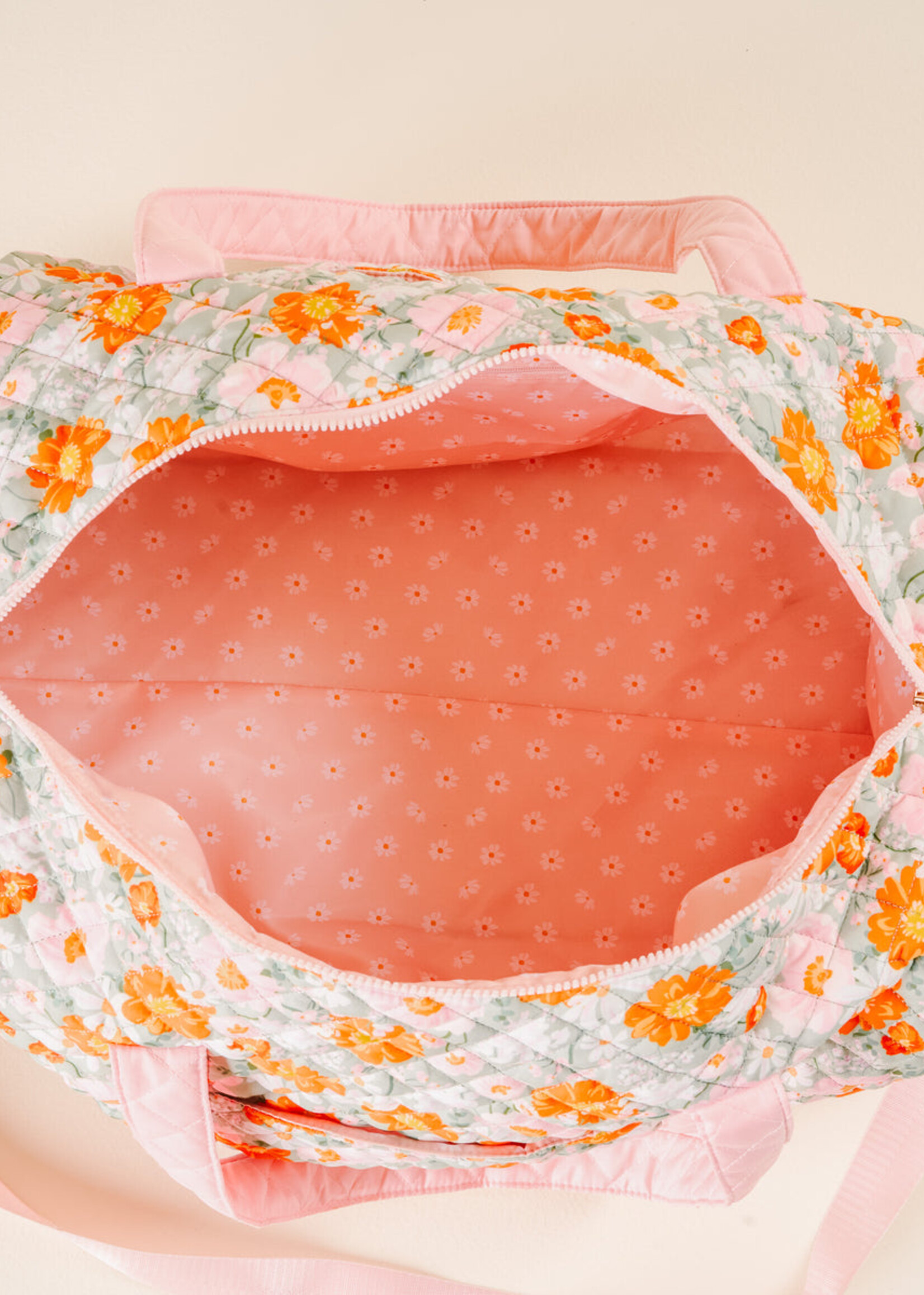 On-the-Go Quilted Weekender Bag
