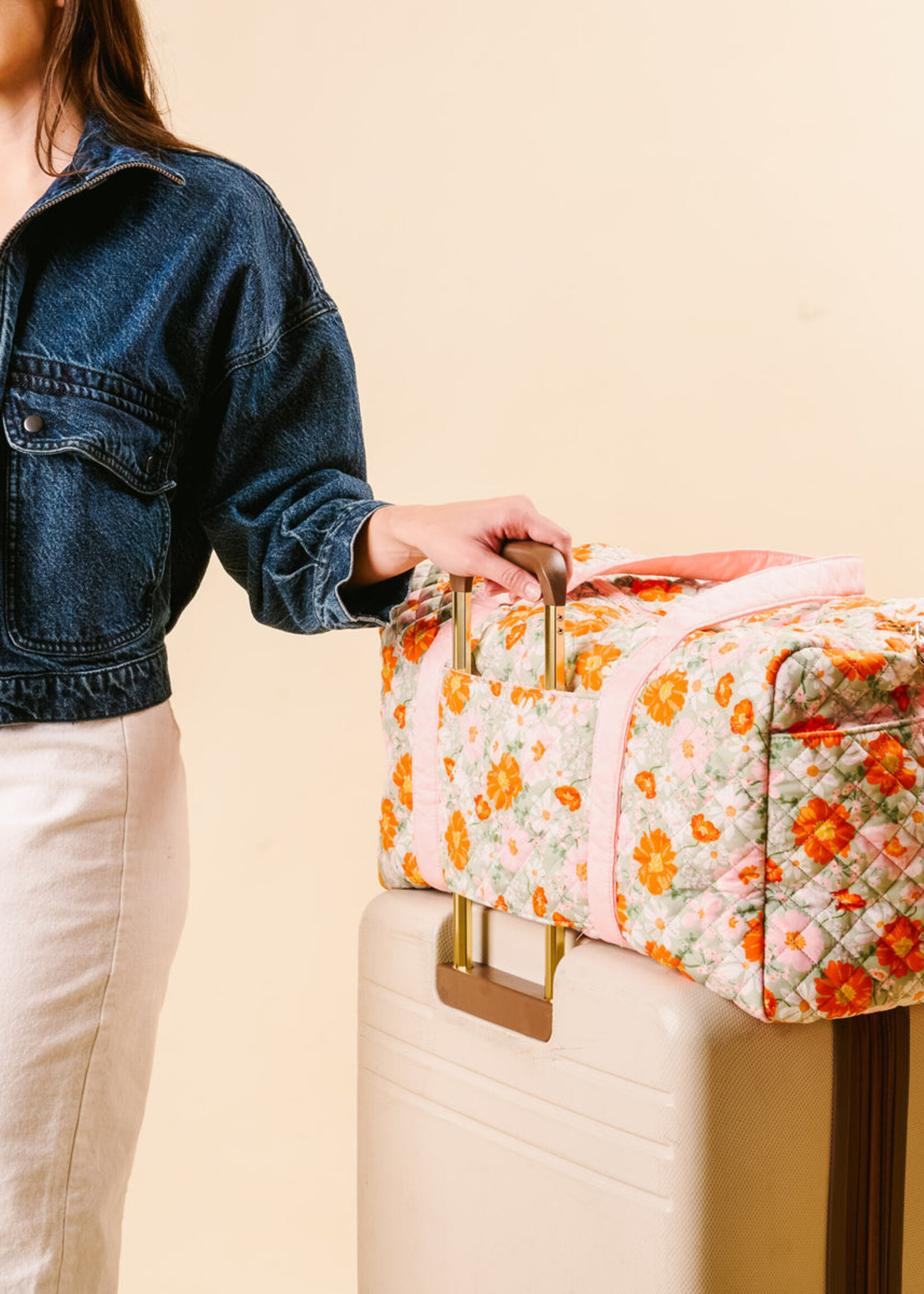 On-the-Go Quilted Weekender Bag