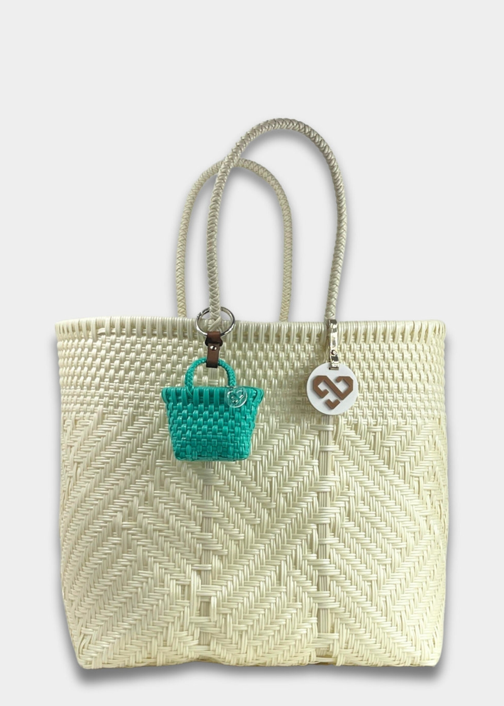 Maria Victoria Tiny Tote Bag Charm -
