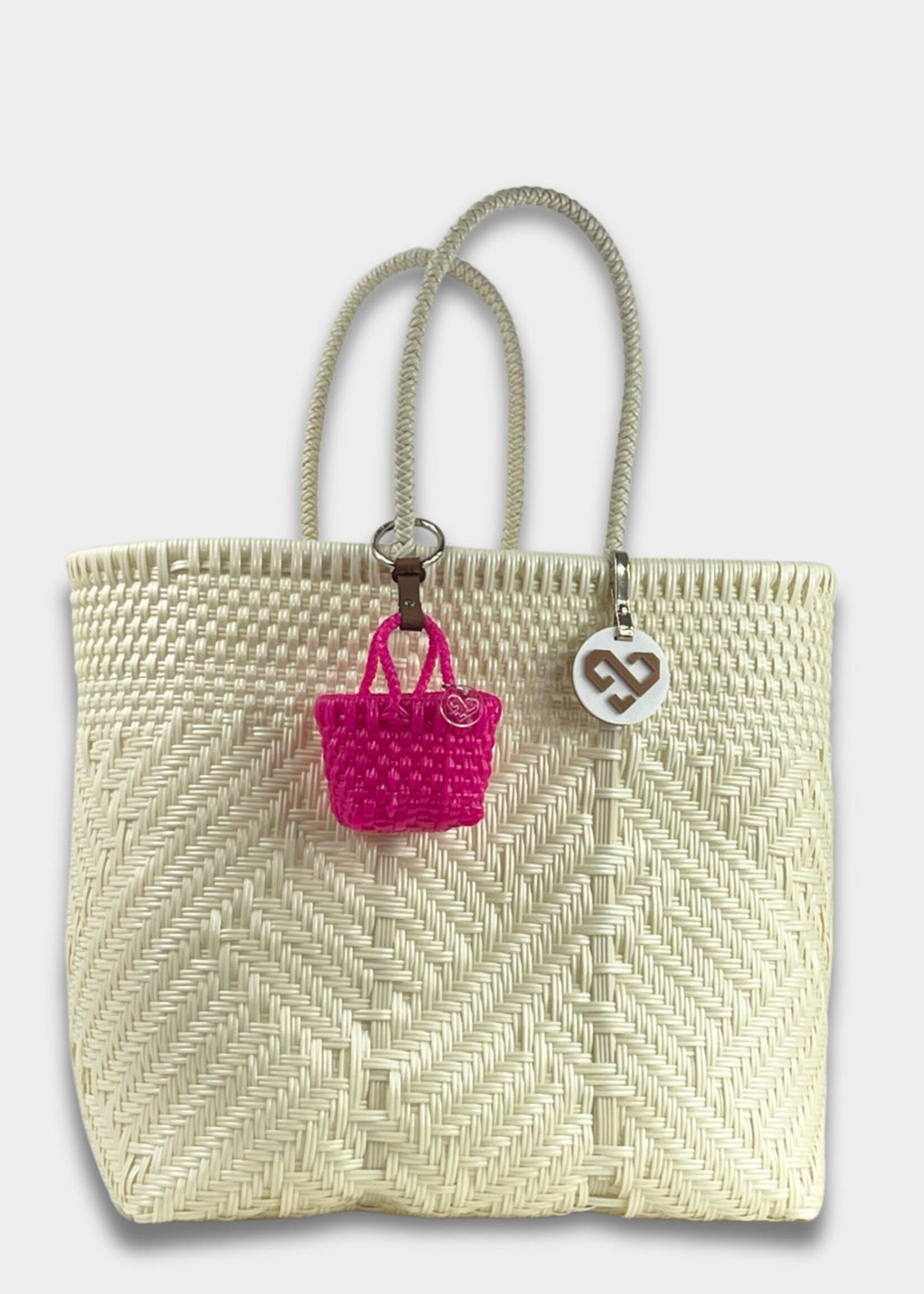 Maria Victoria Tiny Tote Bag Charm -