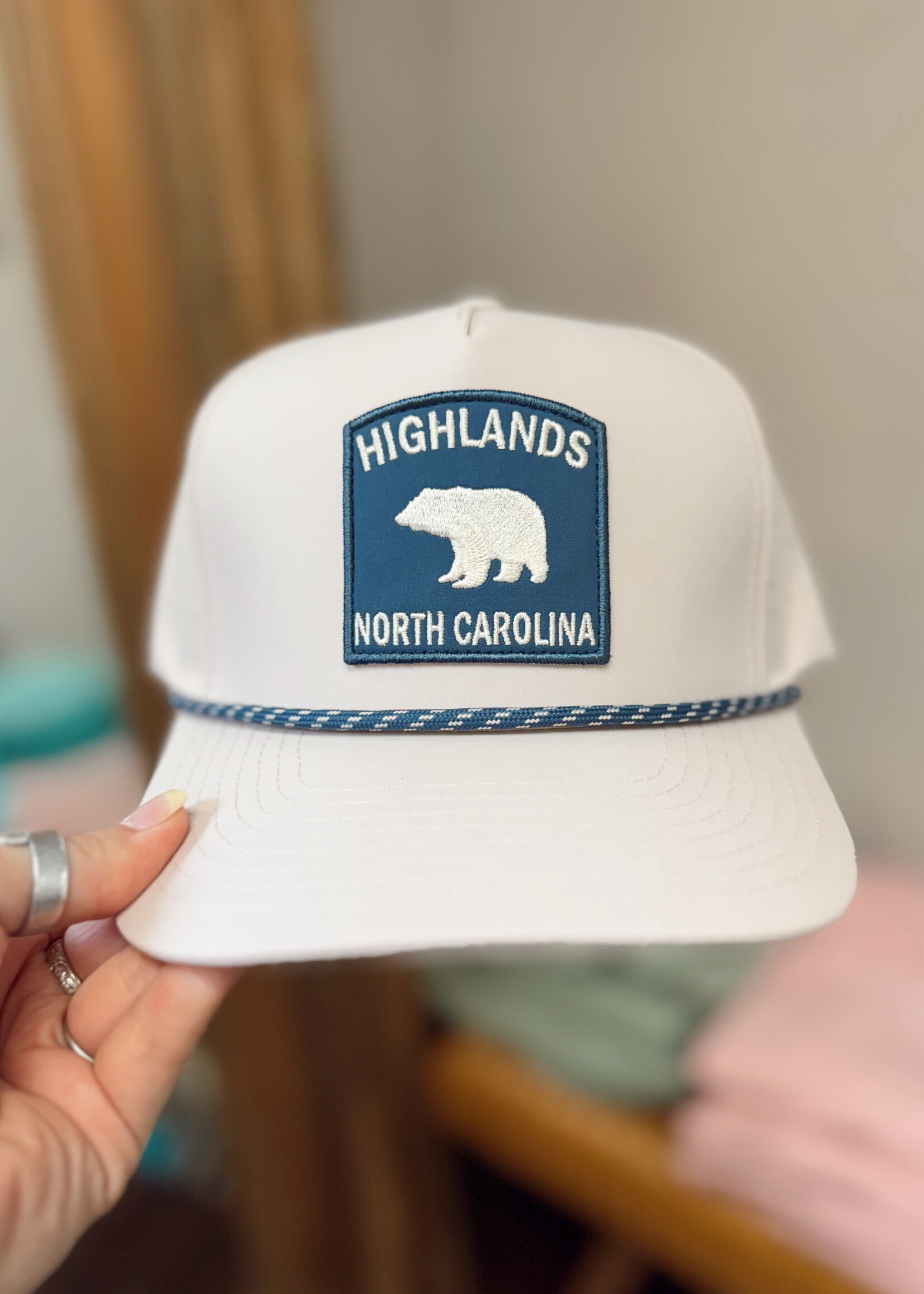 Highlands, NC Bear Rope Hat