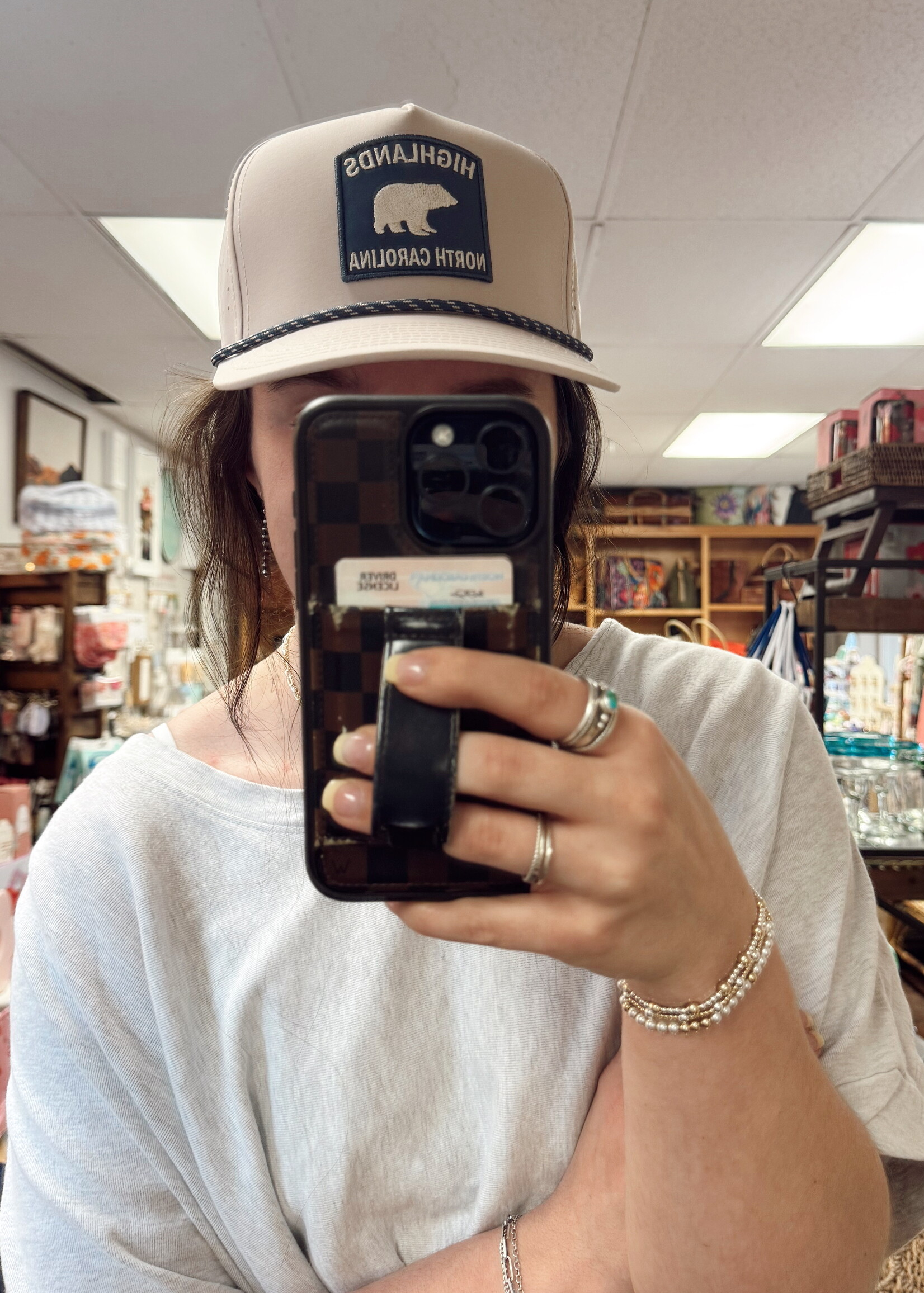 Highlands, NC Bear Rope Hat