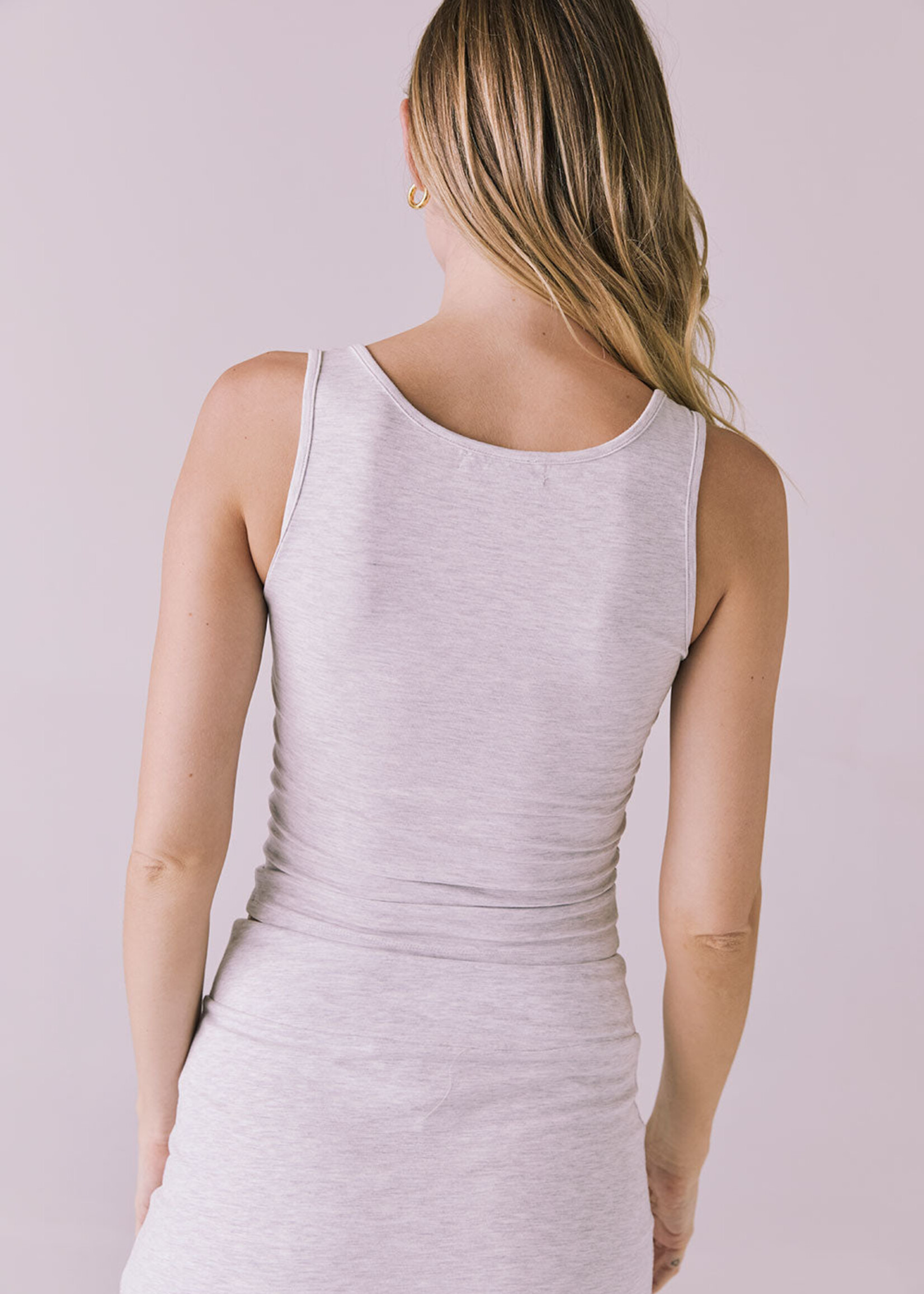 Lander Light Heather Gray Tank