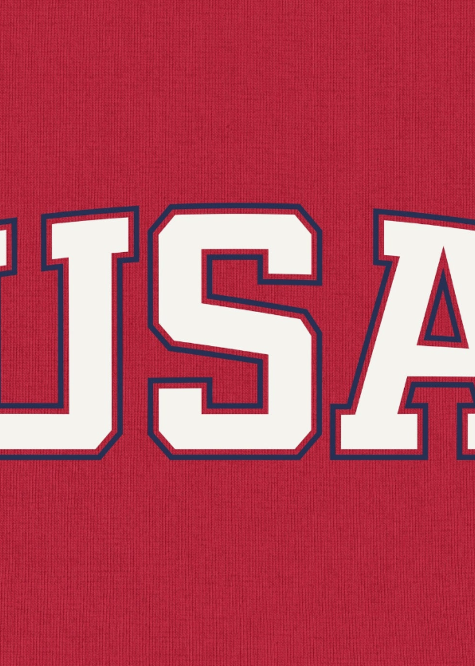 "USA Sweeper" - Crew-Neck Fleece Top