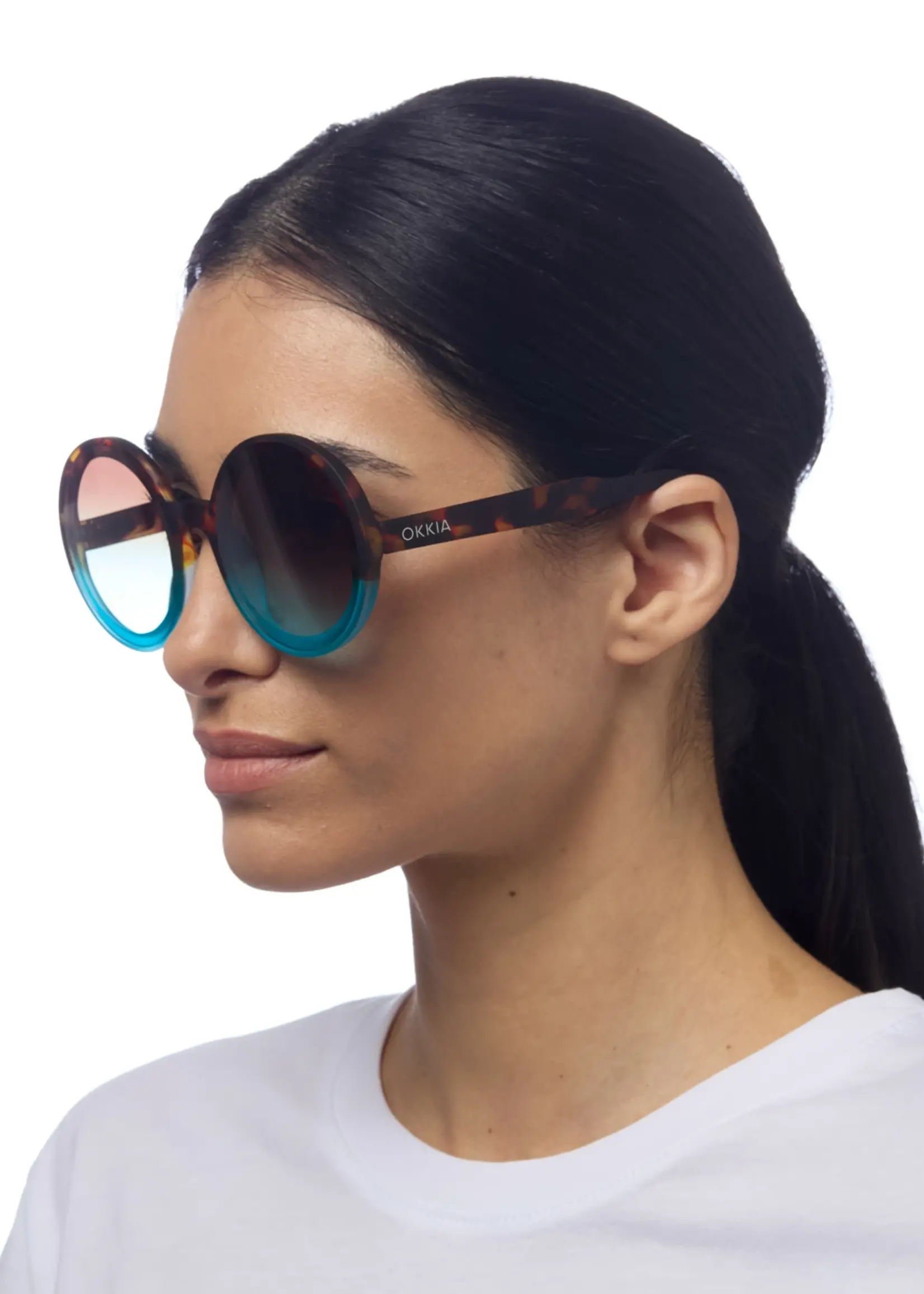 Okkia Monica Round Sunglasses
