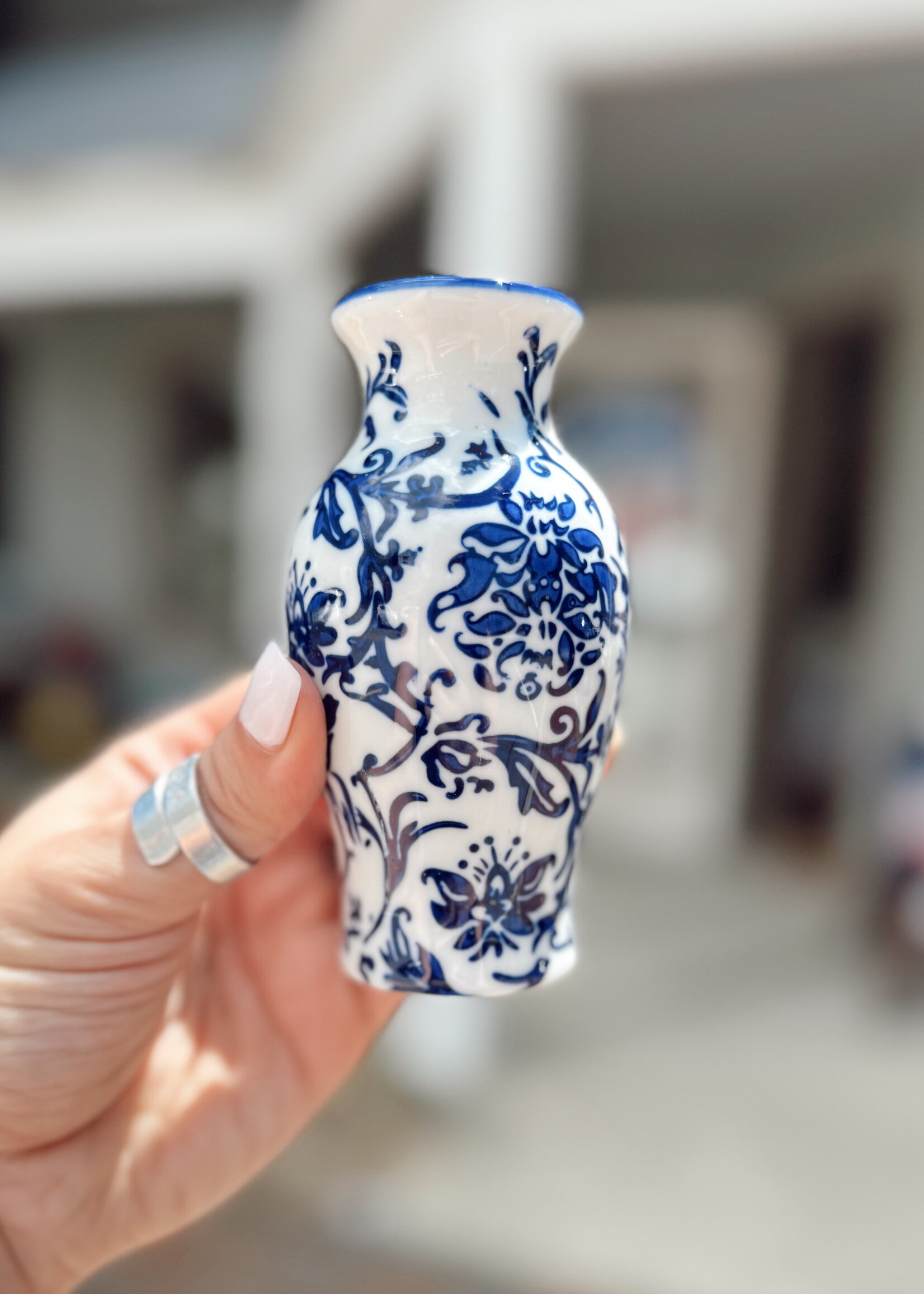 Porcelain Blue & White Vase