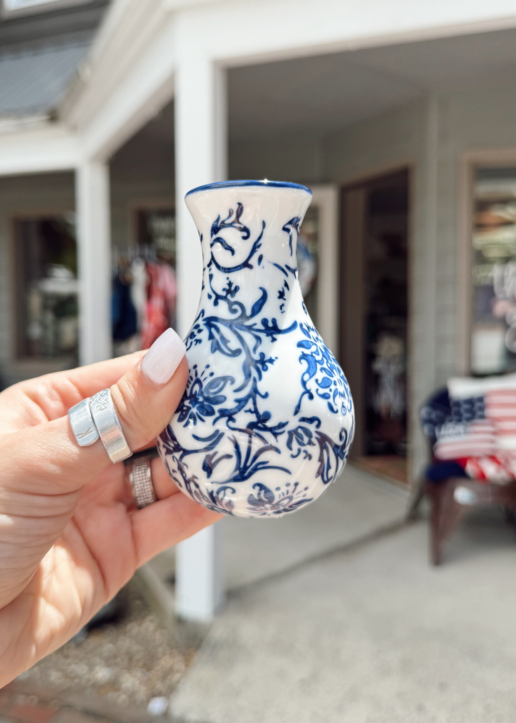 Porcelain Blue & White Vase