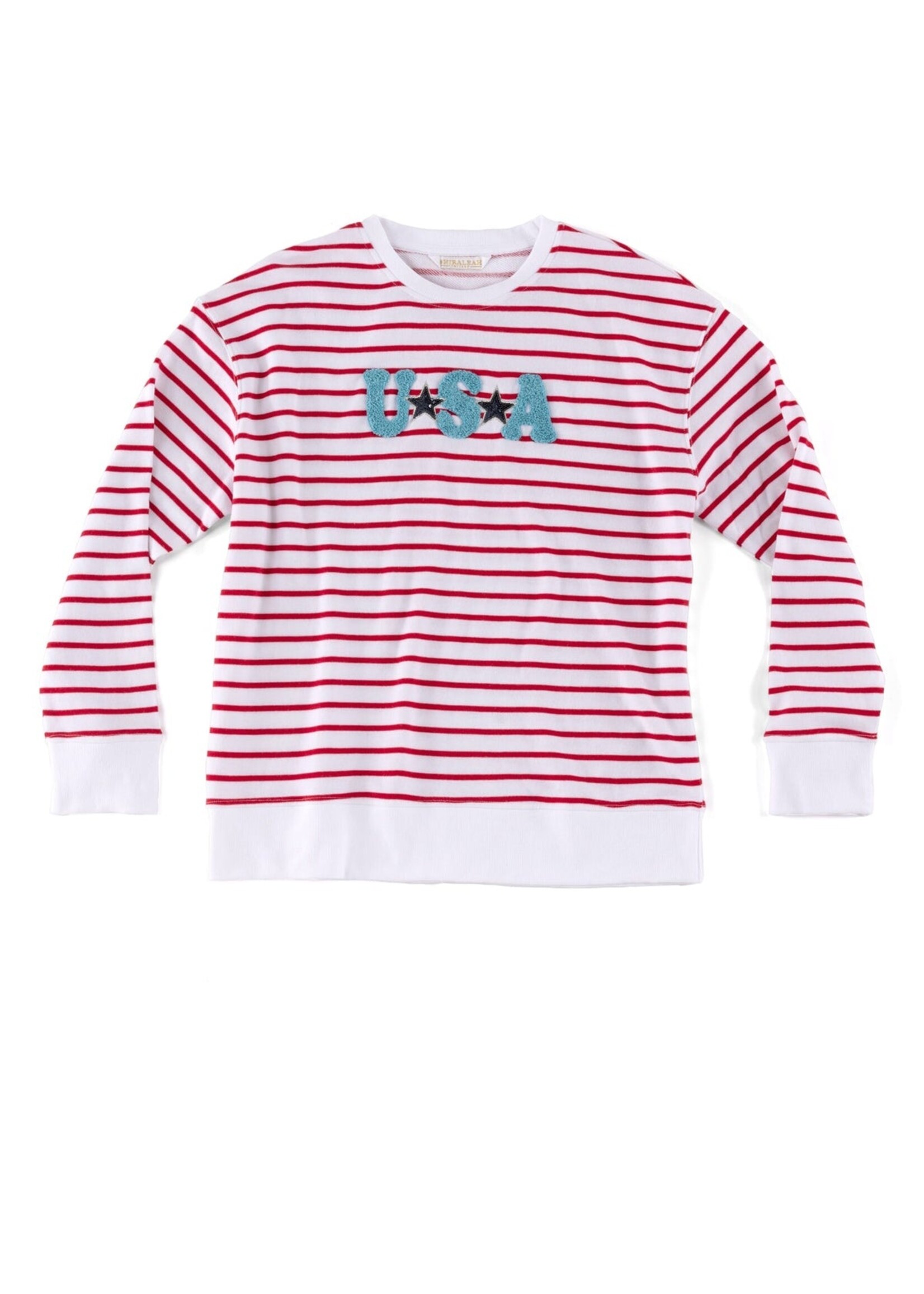 Red Stripe USA Sweatshirt
