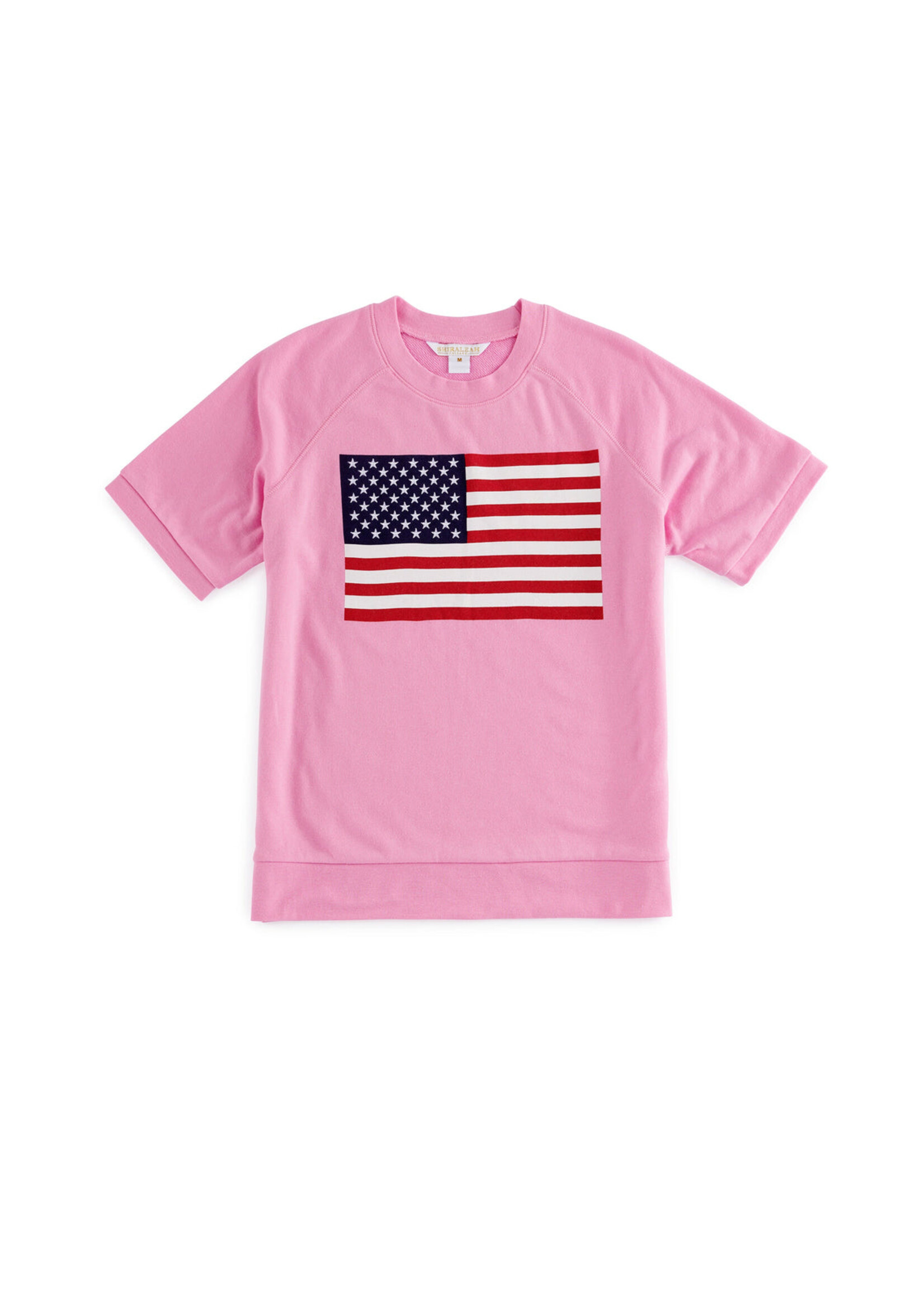 Flag Lightweight Short Sleeve Sweatshirt